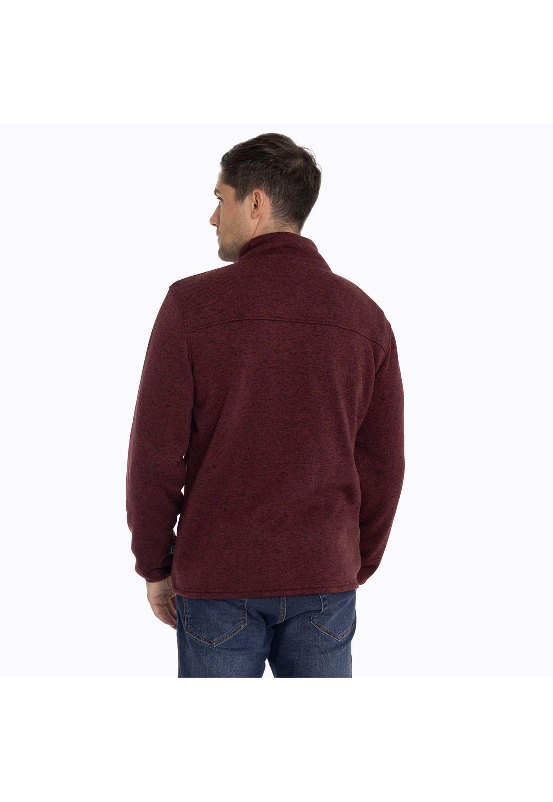 Polar Hombre Snake Knitted Fleece Burdeo Merrell-1