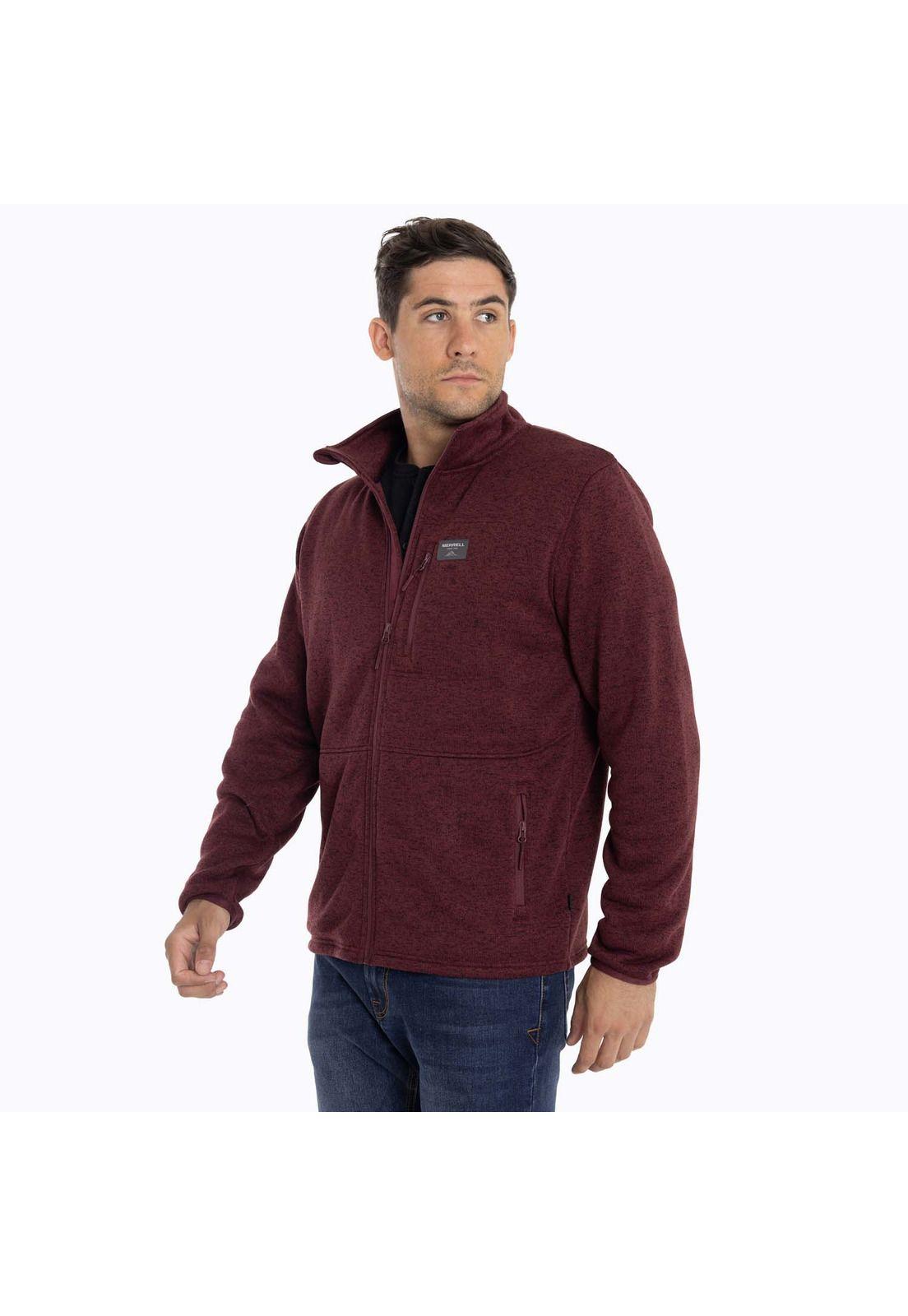 Polar Hombre Snake Knitted Fleece Burdeo Merrell-3