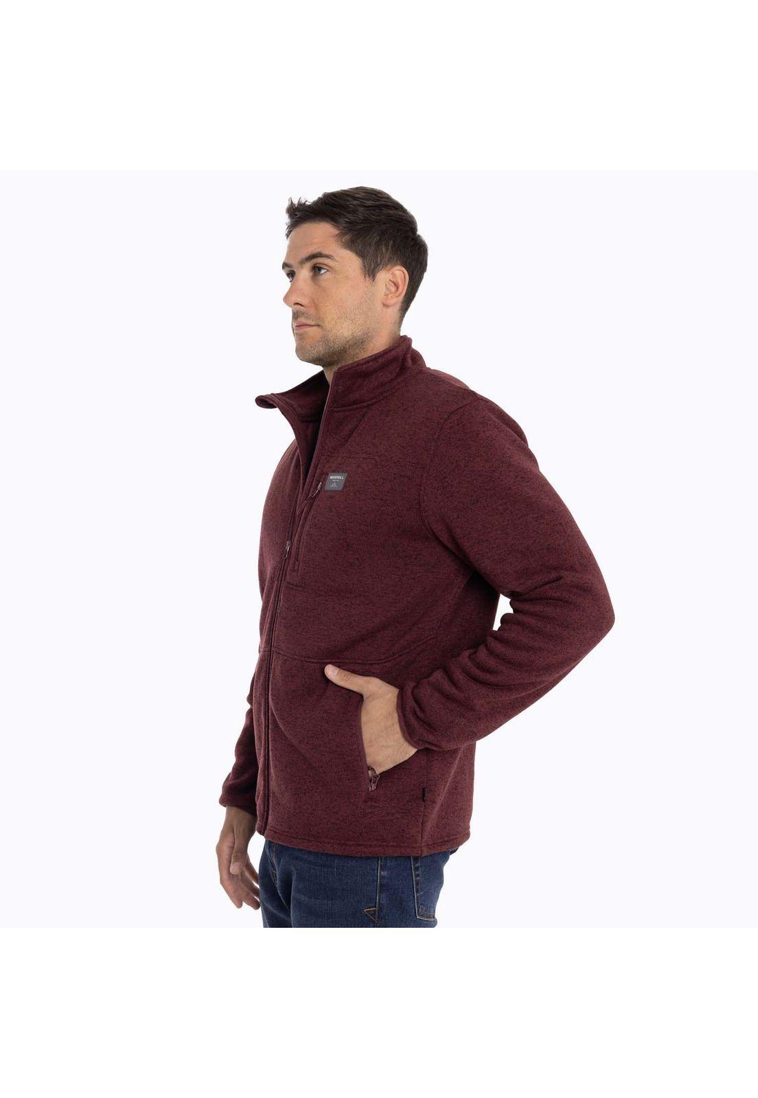 Polar Hombre Snake Knitted Fleece Burdeo Merrell-4