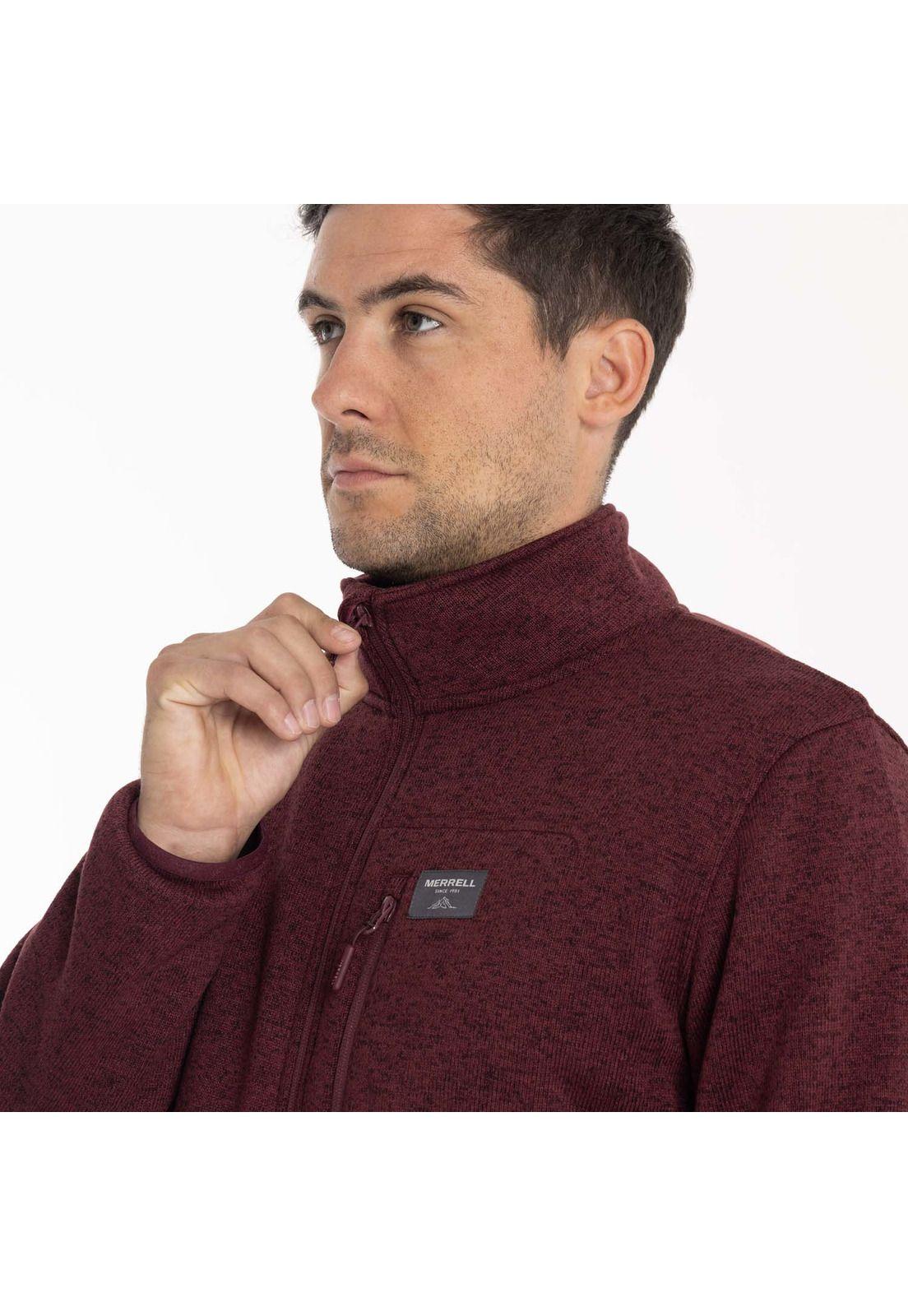 Polar Hombre Snake Knitted Fleece Burdeo Merrell-6
