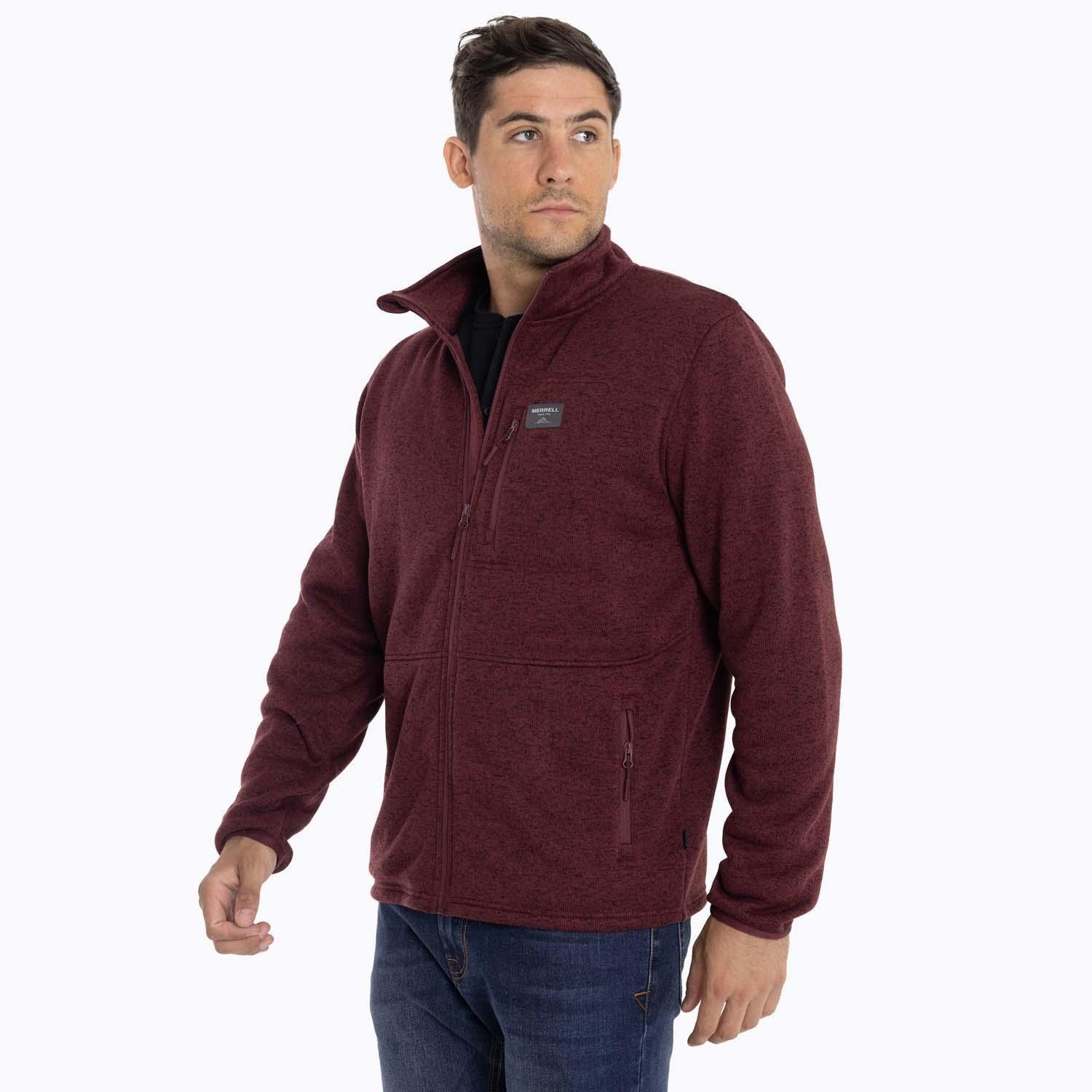 Polar Hombre Snake Knitted Fleece Burdeo Merrell-3