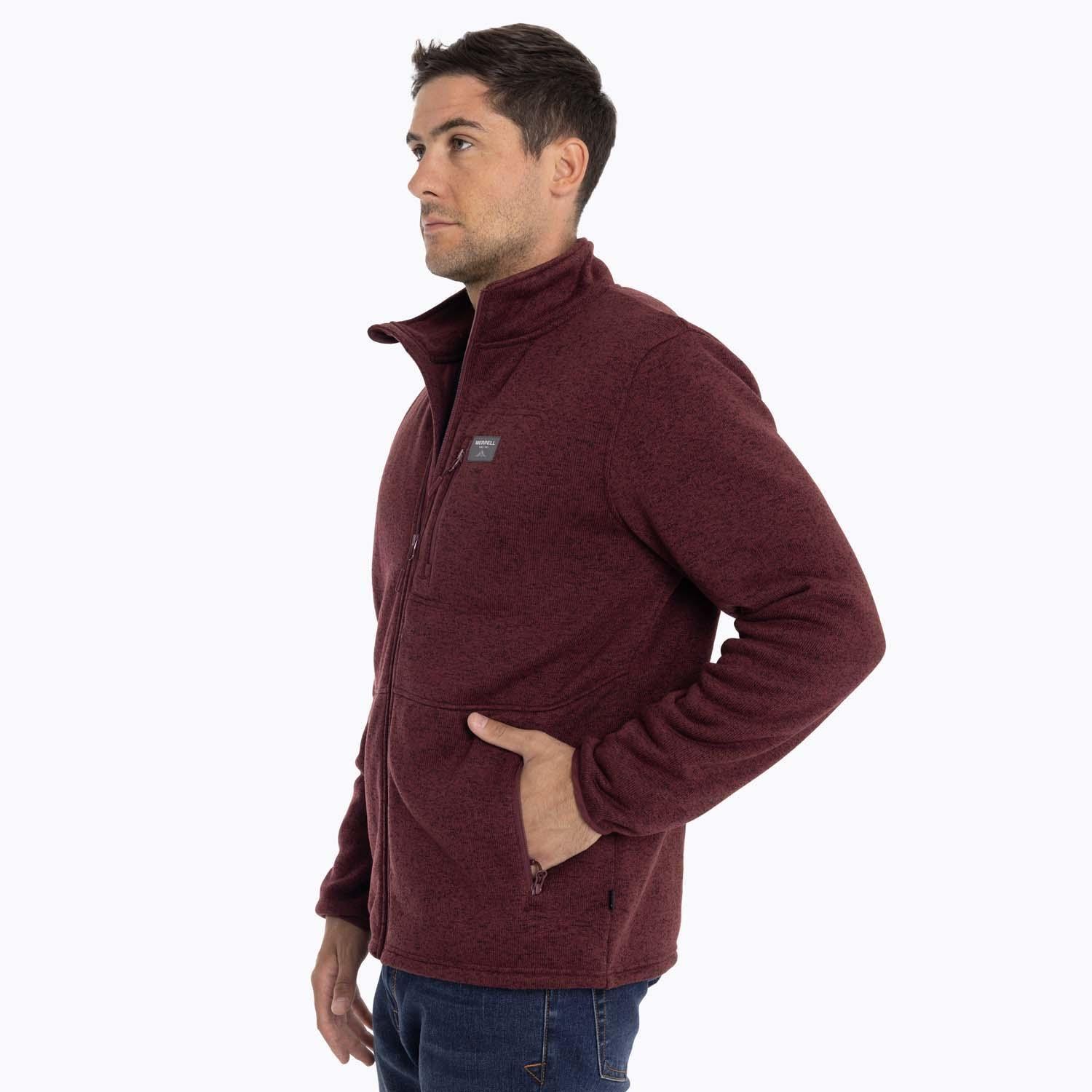 Polar Hombre Snake Knitted Fleece Burdeo Merrell-4