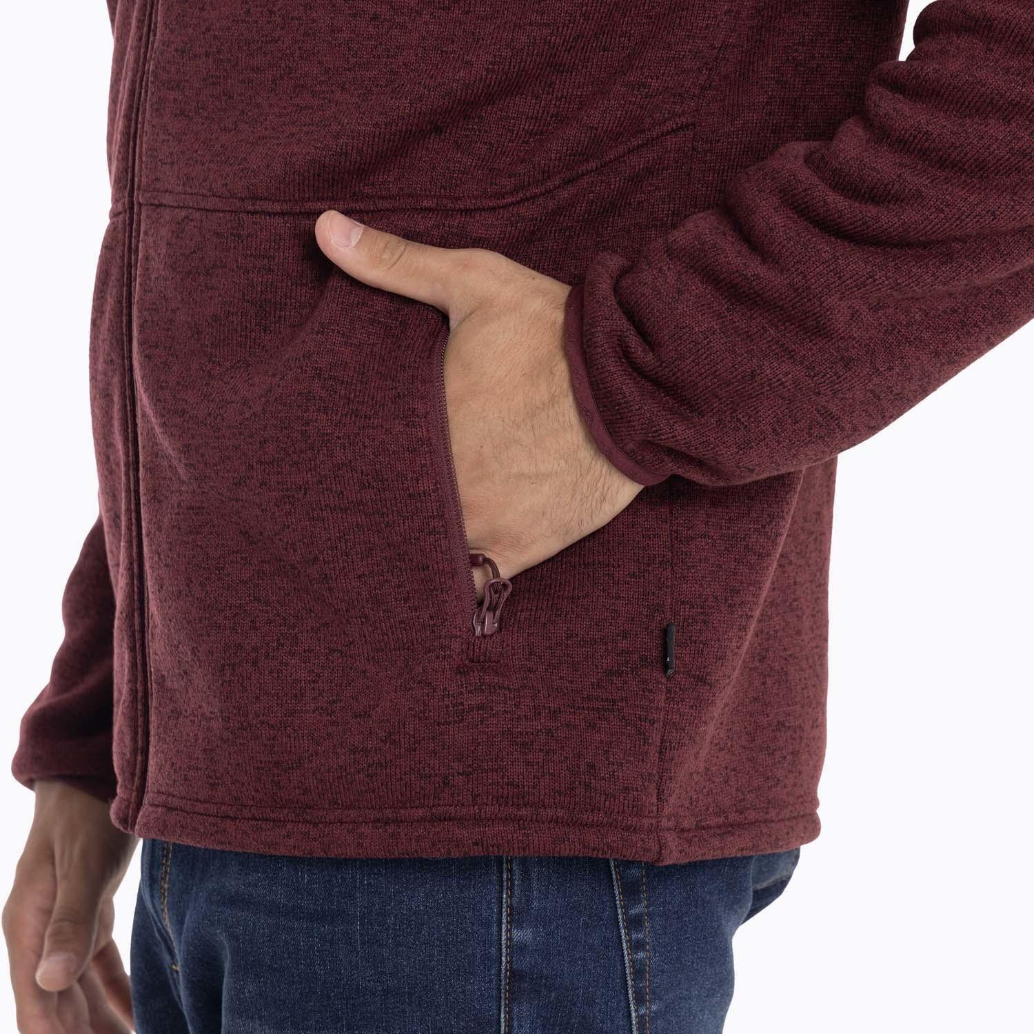 Polar Hombre Snake Knitted Fleece Burdeo Merrell-7