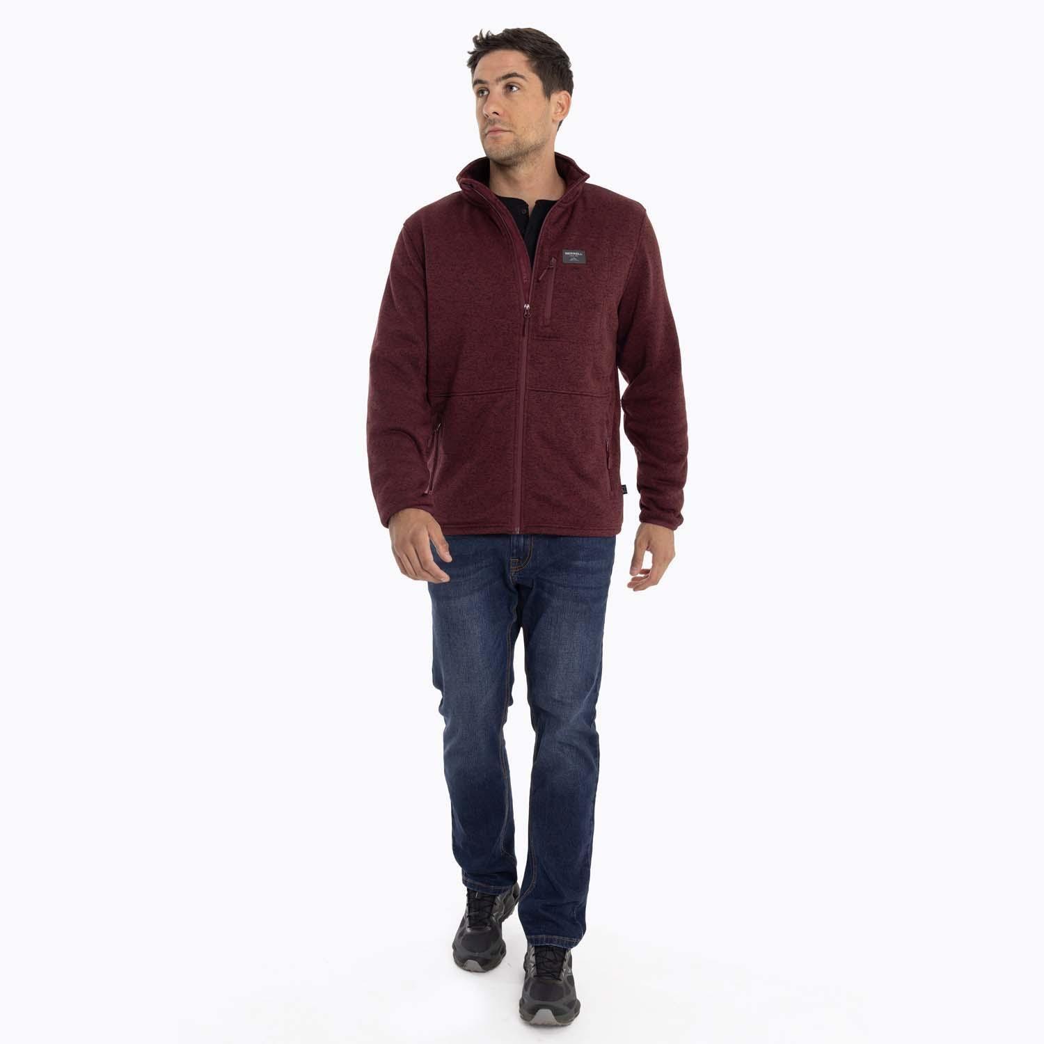 Polar Hombre Snake Knitted Fleece Burdeo Merrell-8