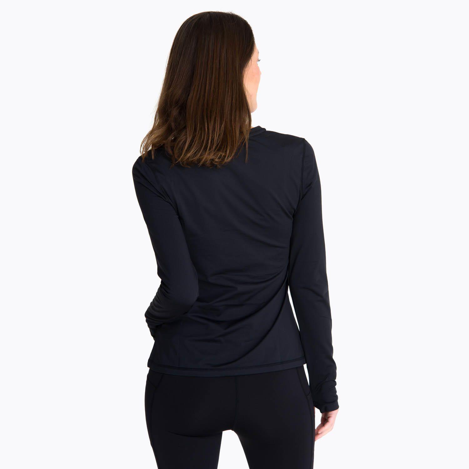 Primera Capa Superior Mujer Top Negro -3