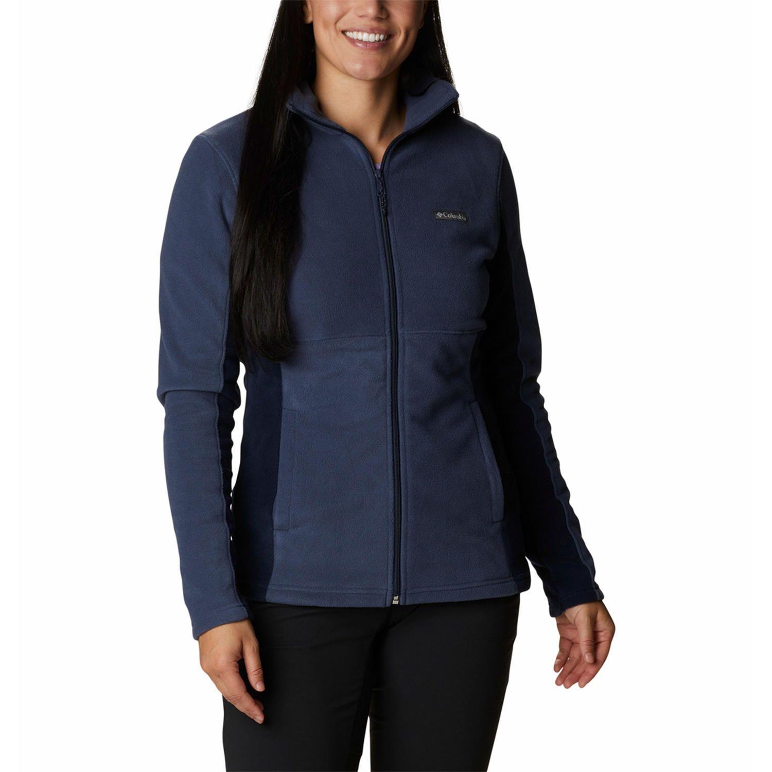 Polerón Mujer Basin Trail Full Zip Azul-0