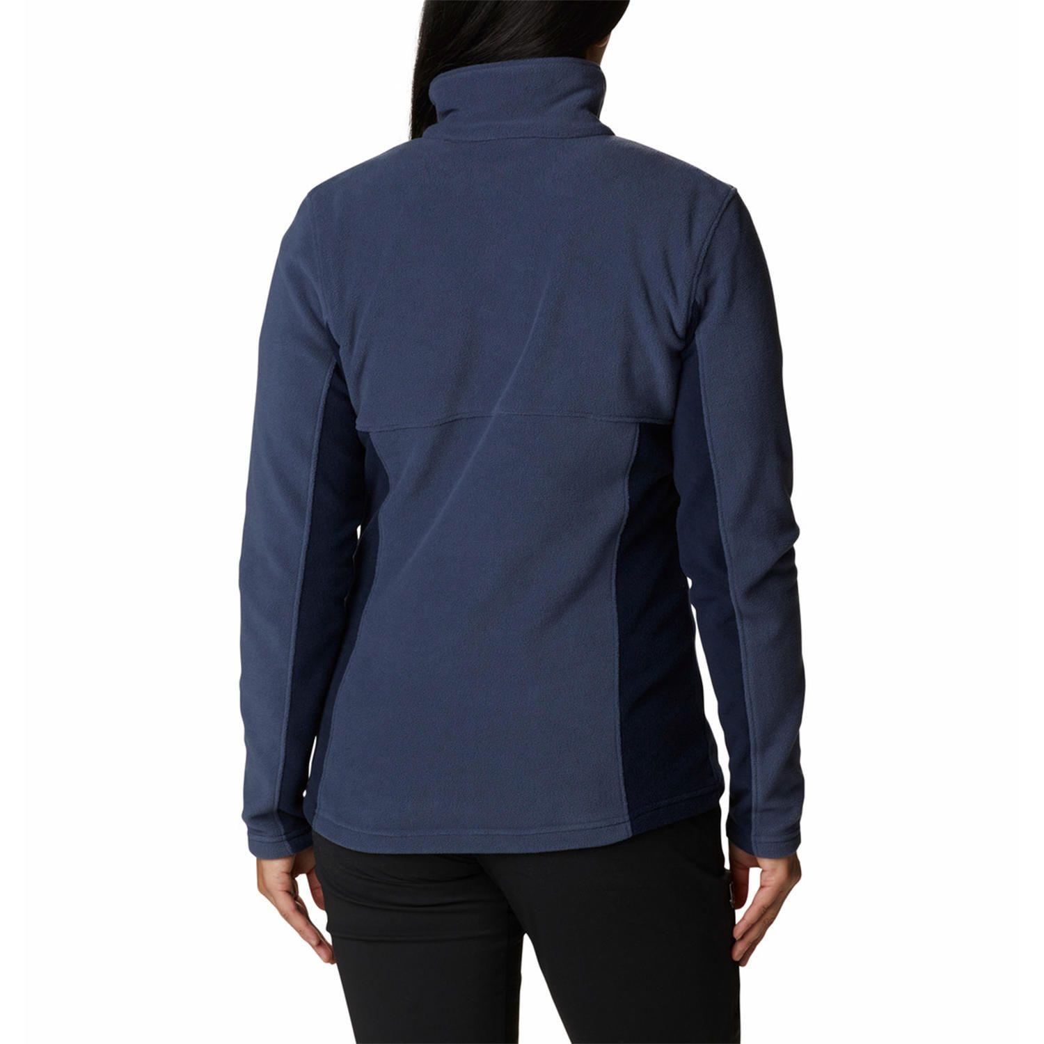 Polerón Mujer Basin Trail Full Zip Azul-3