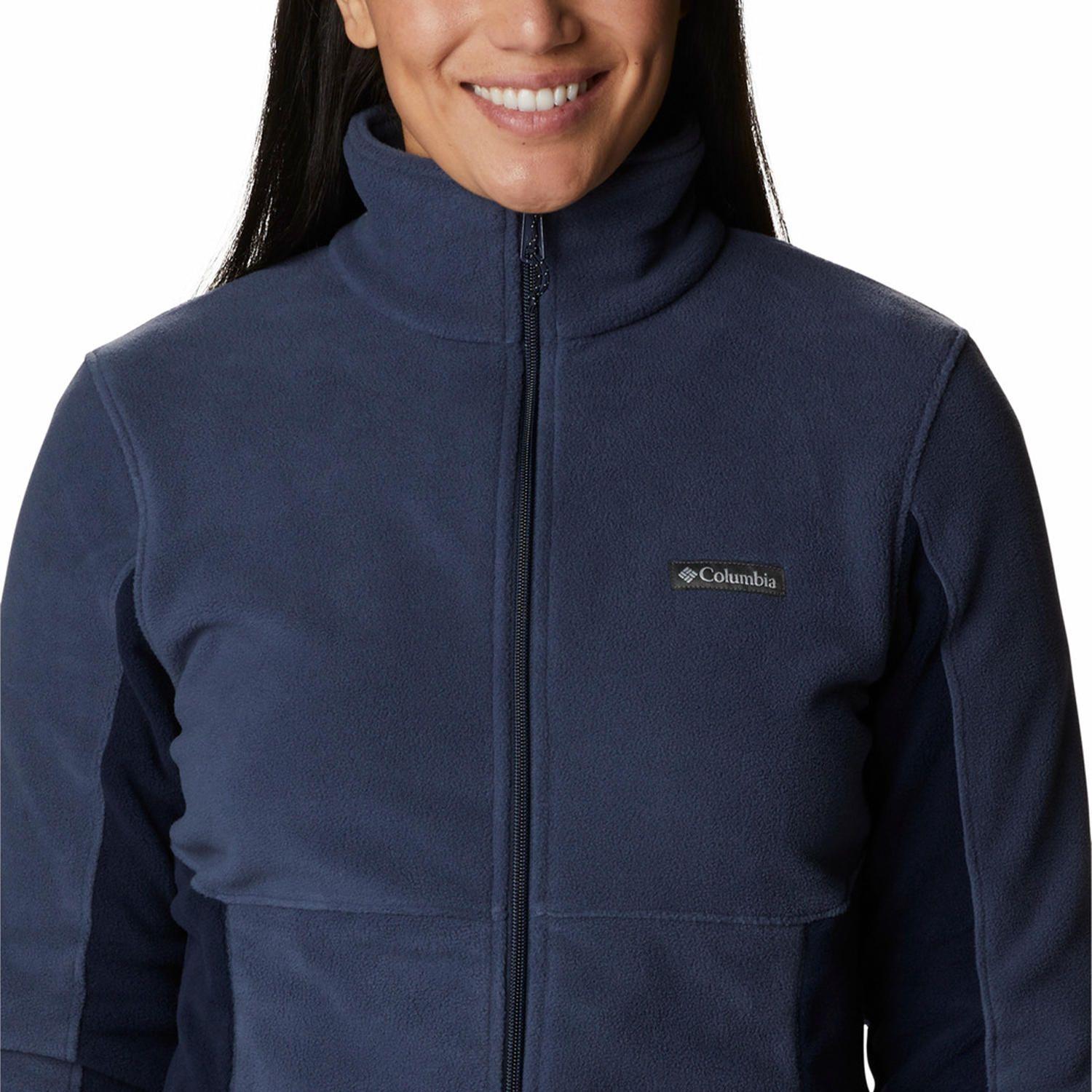 Polerón Mujer Basin Trail Full Zip Azul-4