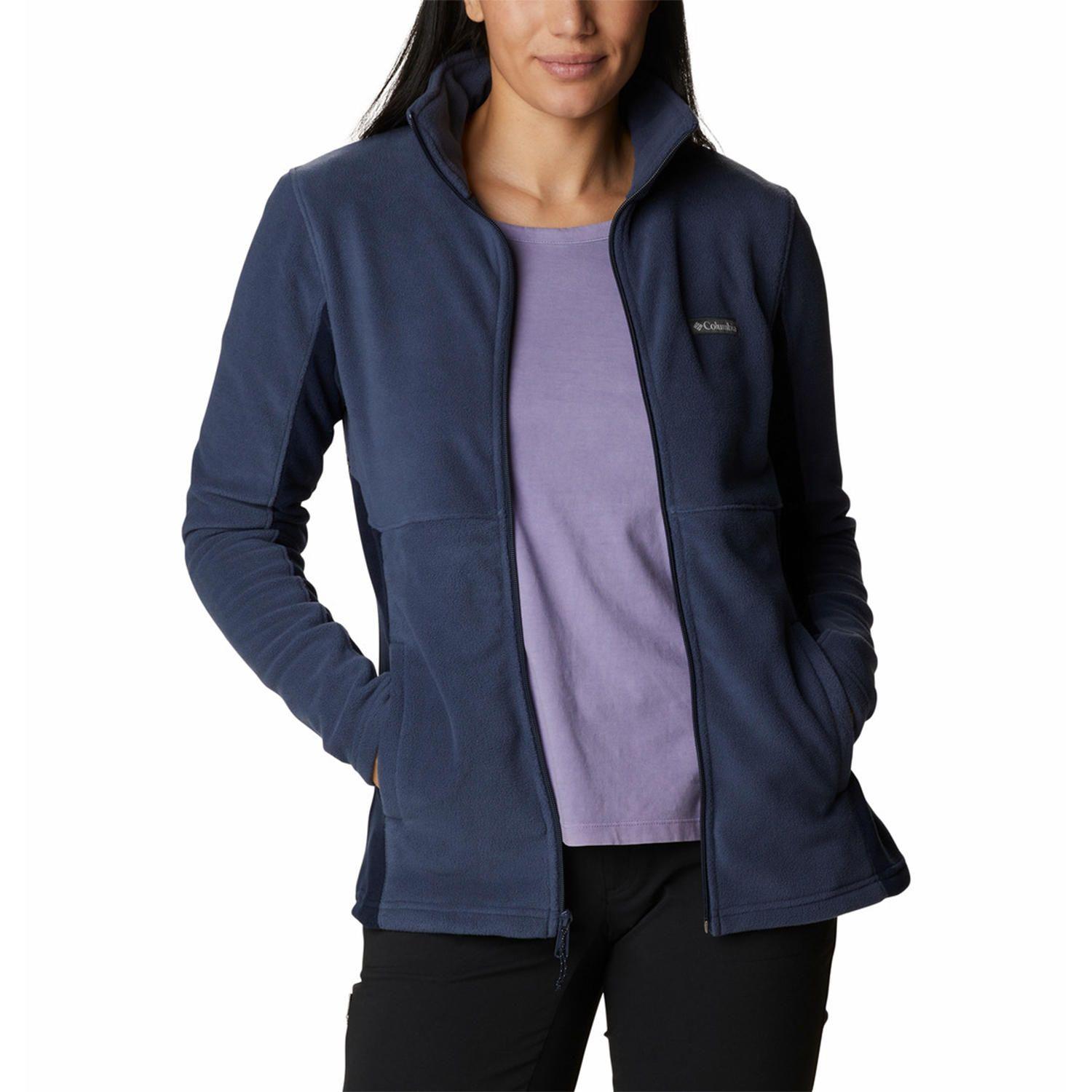 Polerón Mujer Basin Trail Full Zip Azul-6