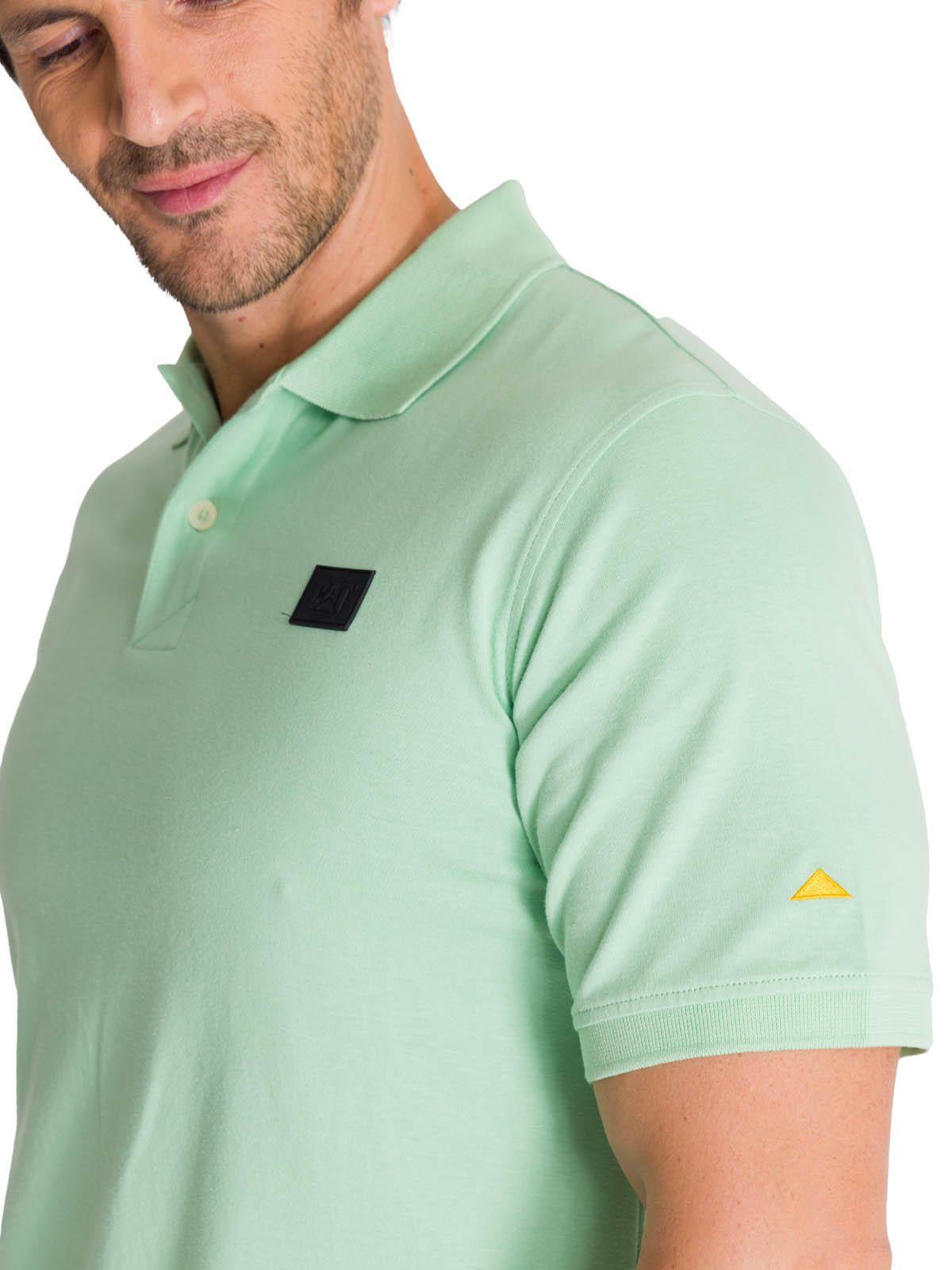 Polera Polo Manga Corta Hombre Logo Verde-4