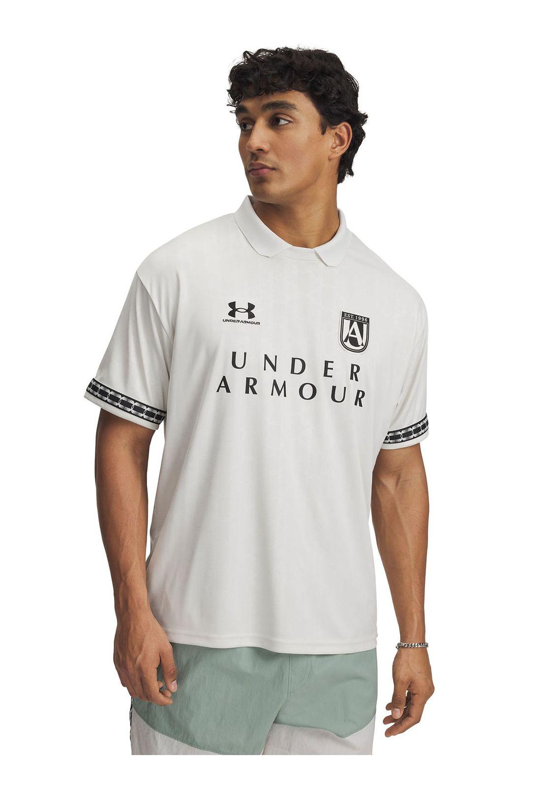 Polera Manga Corta Ua 96 Terrace Blanco Para Hombre-0