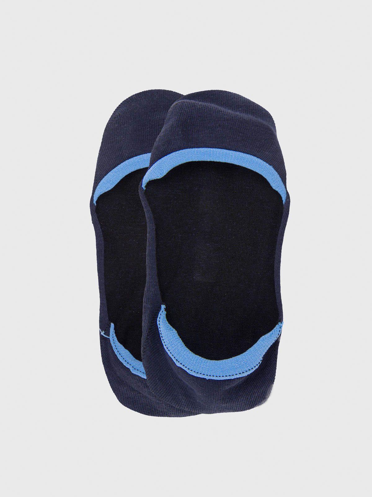 Calcetin Algodón Mujer Inv B Classic Azul-2