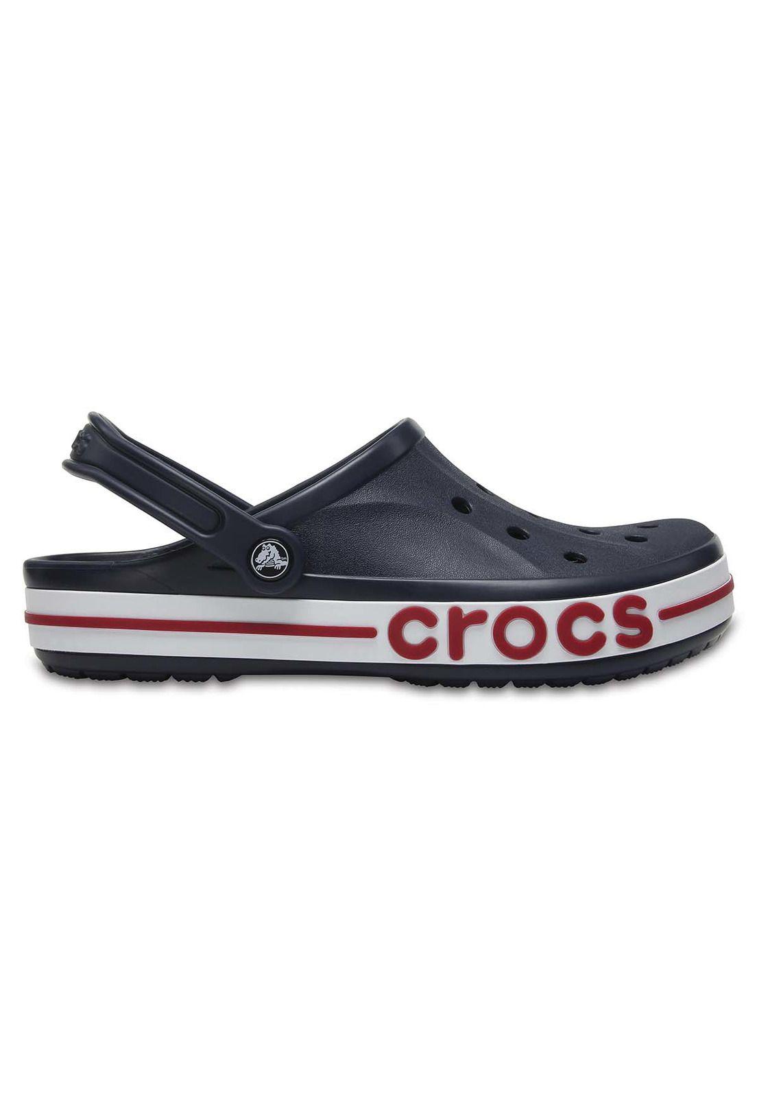 Zueco Crocs Hombre Bayaband Azul Marino-0