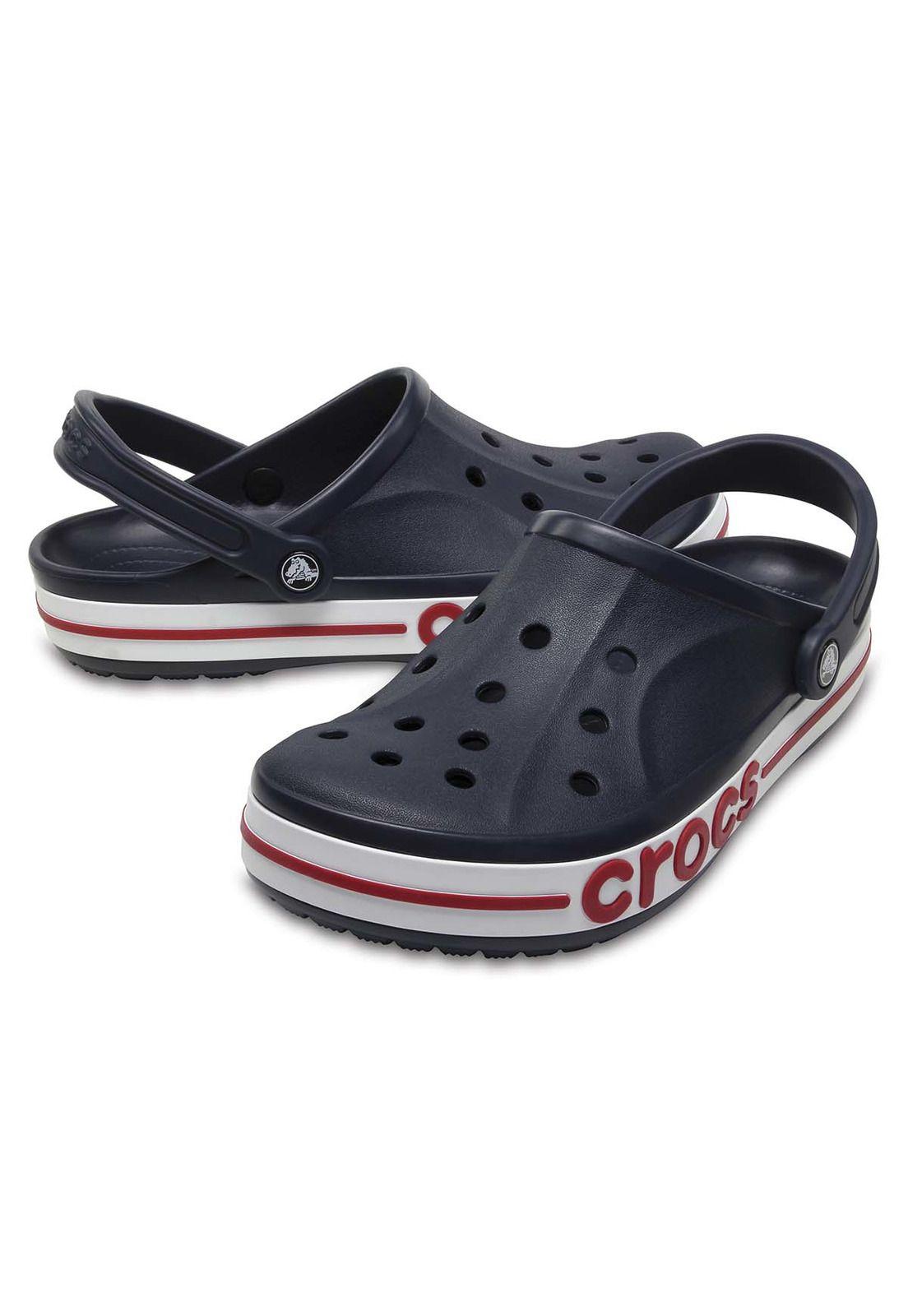 Zueco Crocs Hombre Bayaband Azul Marino-2