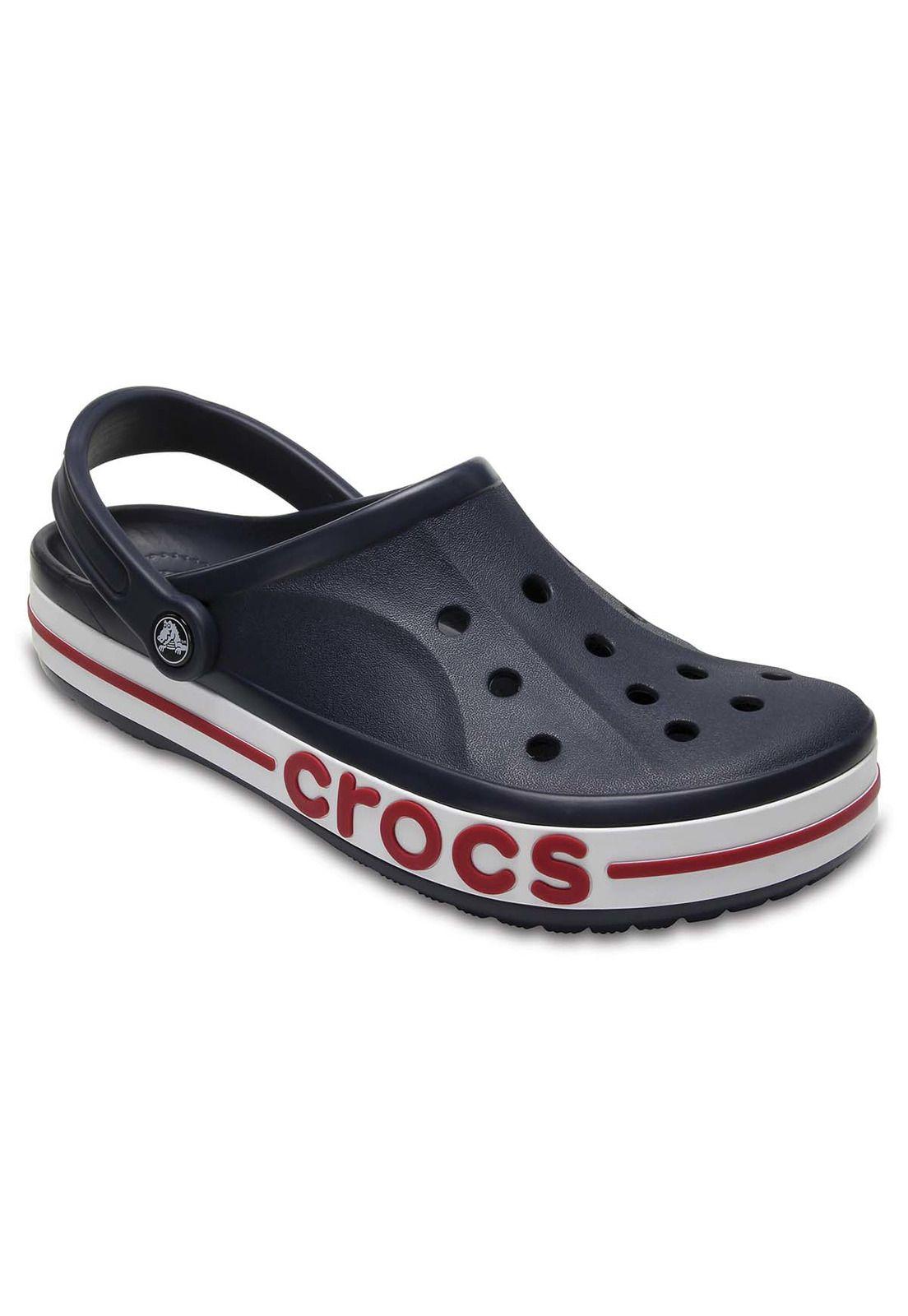 Zueco Crocs Hombre Bayaband Azul Marino-3