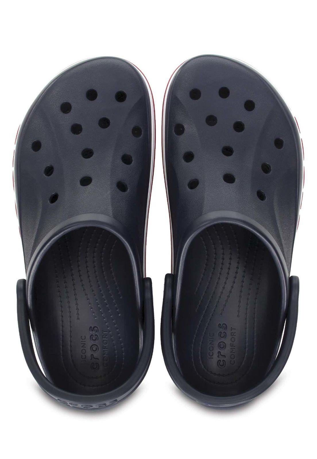 Zueco Crocs Hombre Bayaband Azul Marino-5