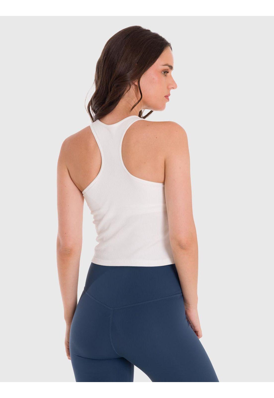 Polera Mujer Crop T-Shirt Blanca-1