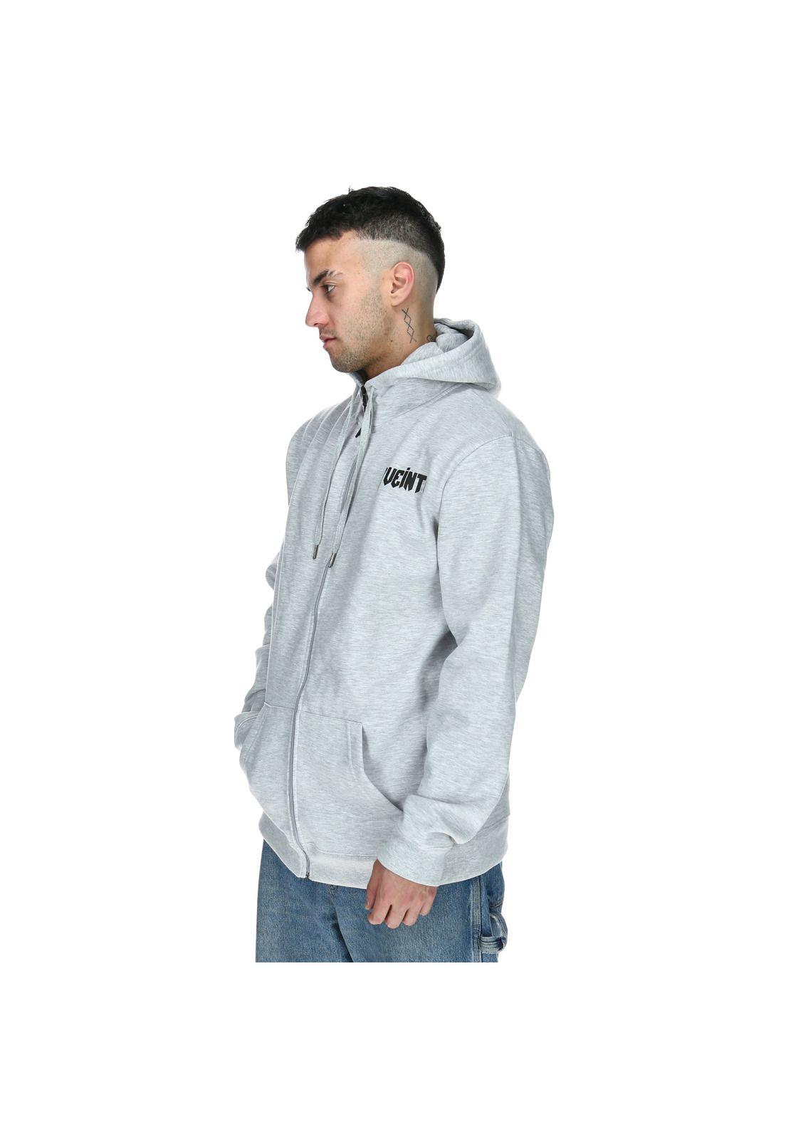 Polerón Unisex 7Patch Gris -1