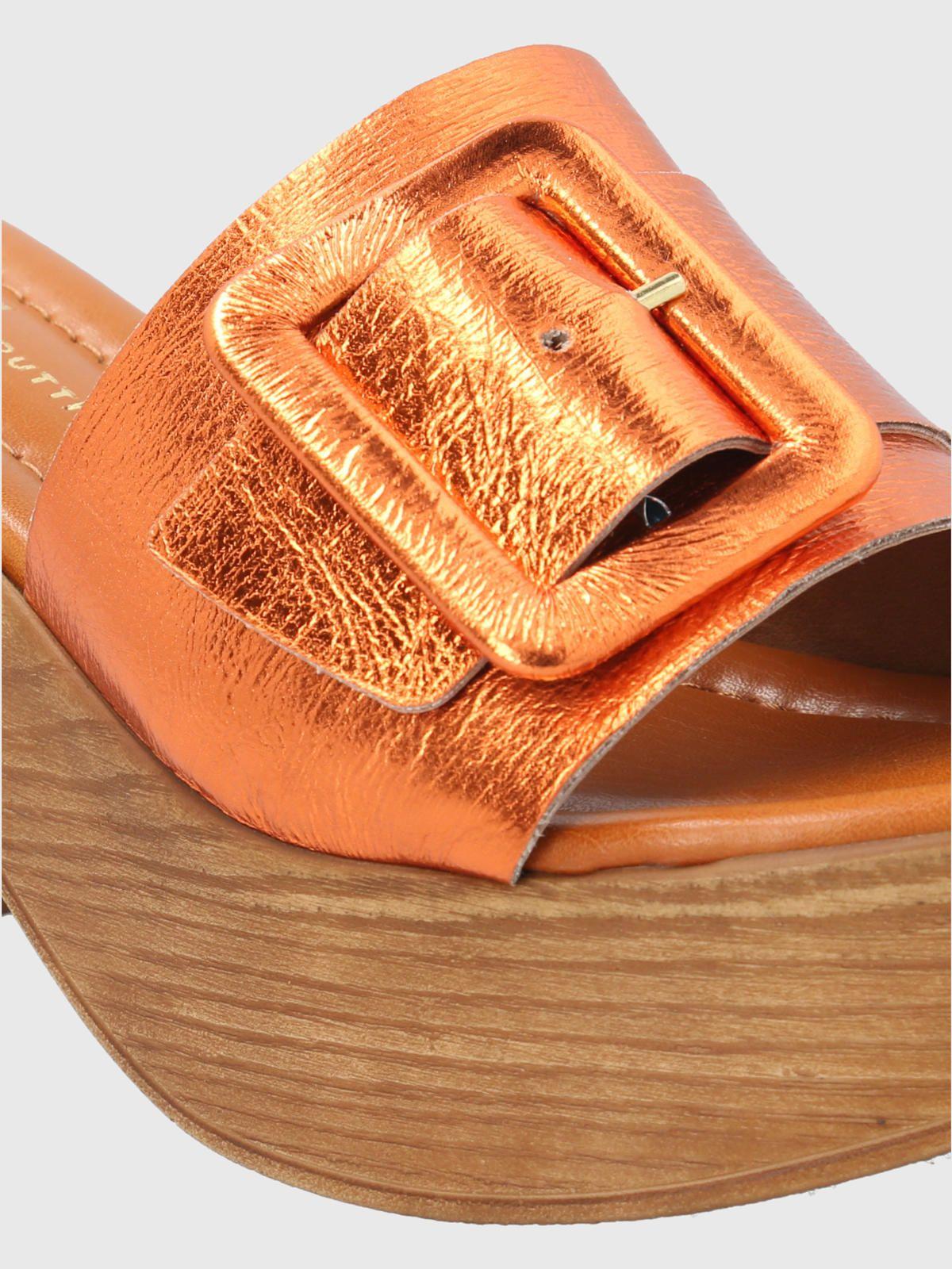 Sandalia Naranja Mujer Donnias -6