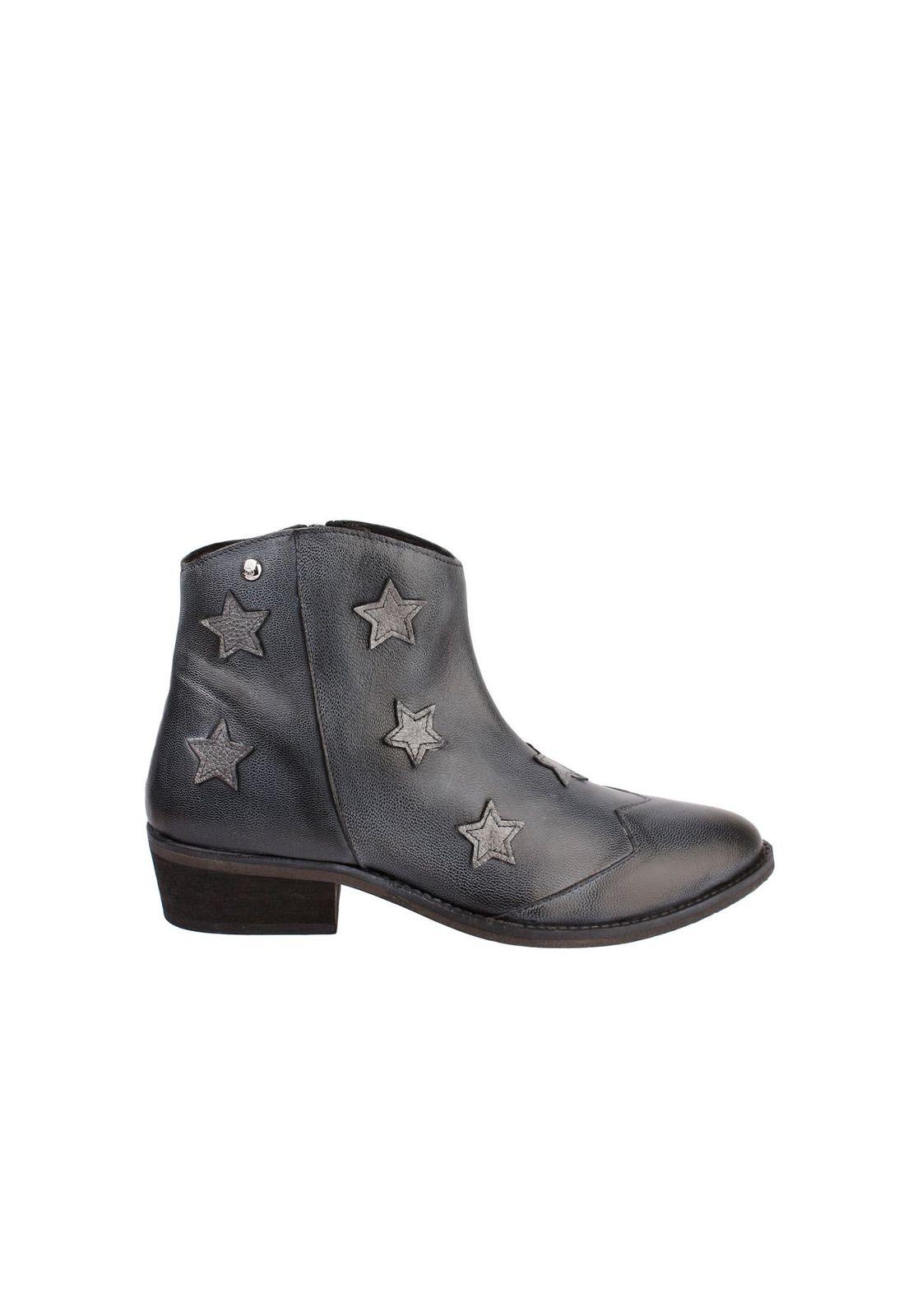Botin Cuero Star Azul-2