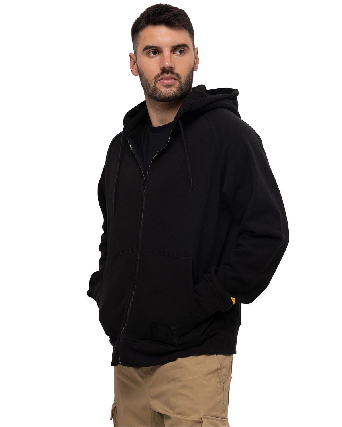 Polerón Fleece Logo Full Negro Hombre-1