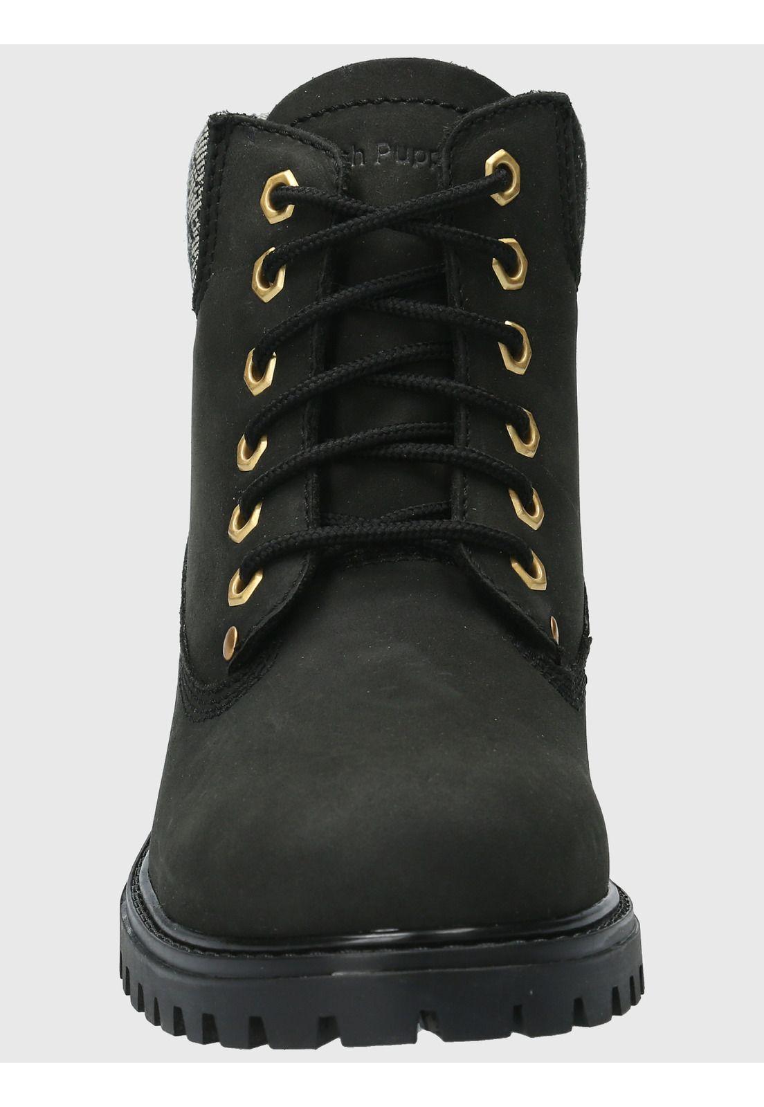 Botin Cuero Mujer Hatton Negro-3