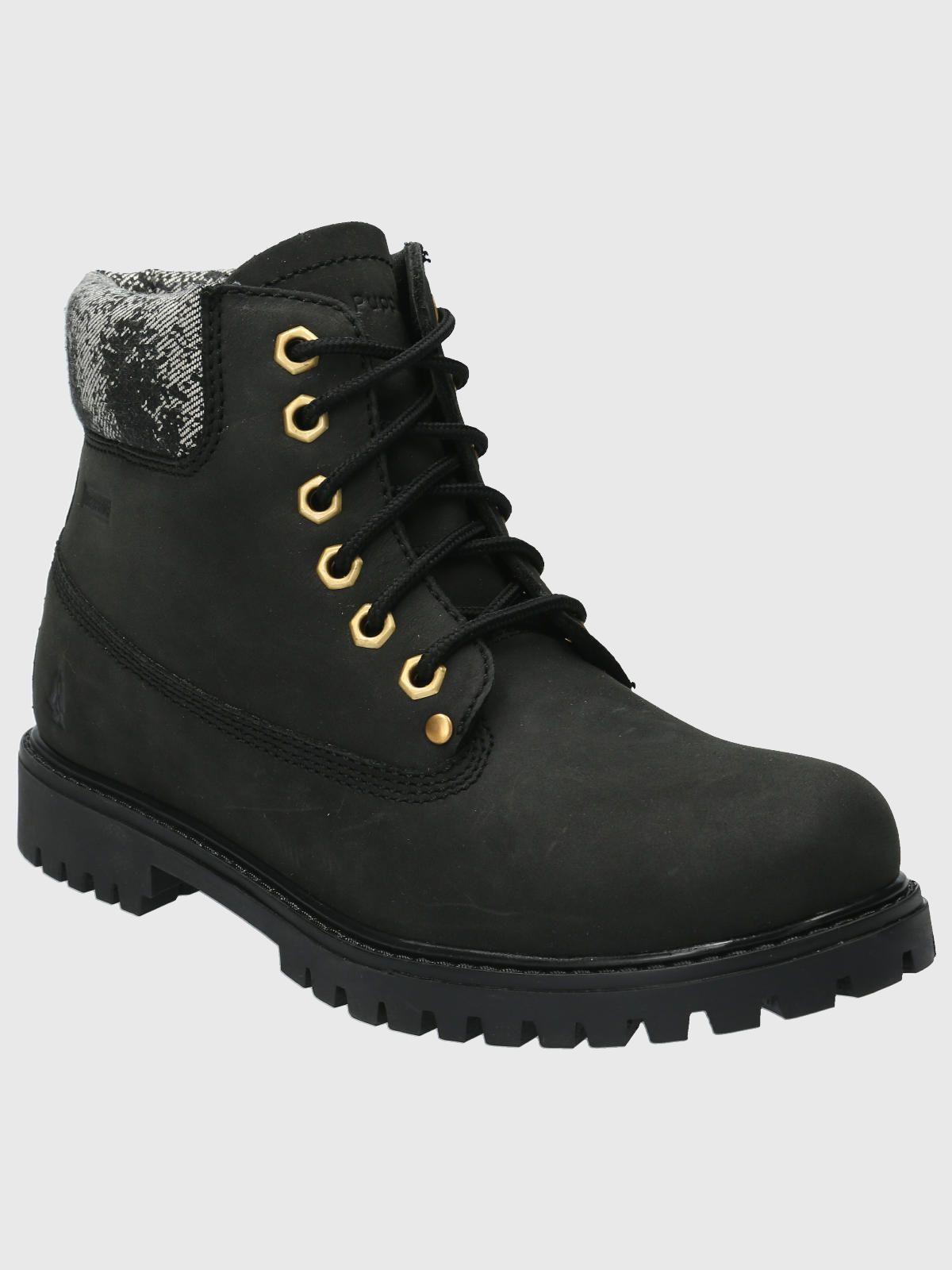 Botin Cuero Mujer Hatton Negro-0