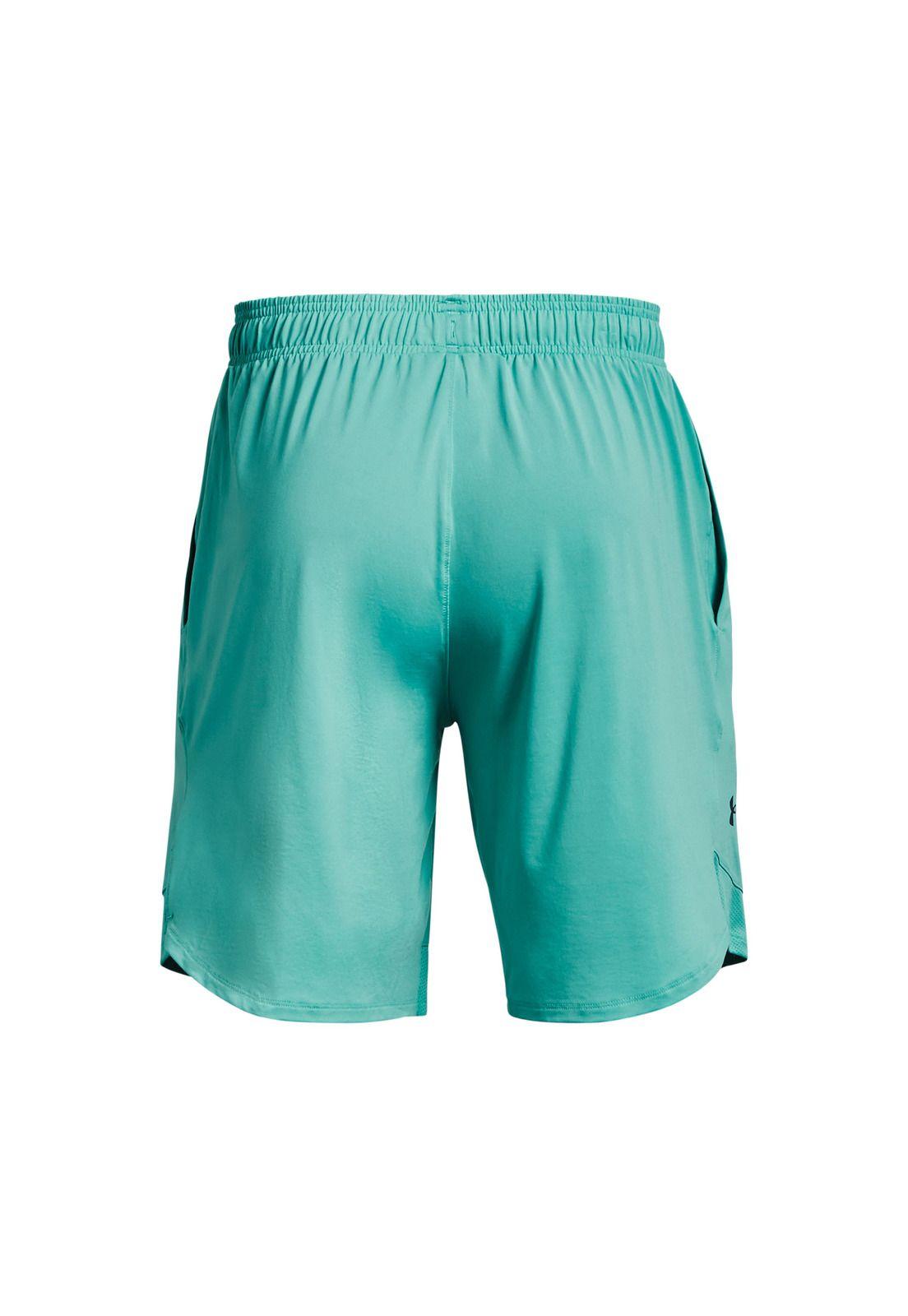 Short Training Stretch Turquesa Hombre-1