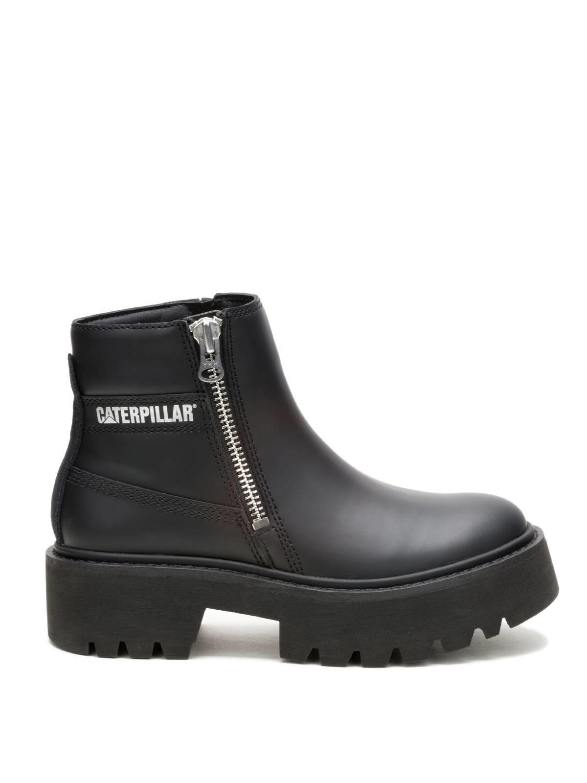 Botin Cuero Mujer Colorado Max Chelsea Negro-1