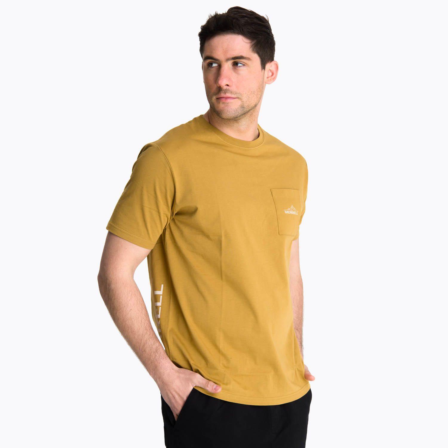 Polera Manga Corta Hombre Alice Sp Amarillo -1