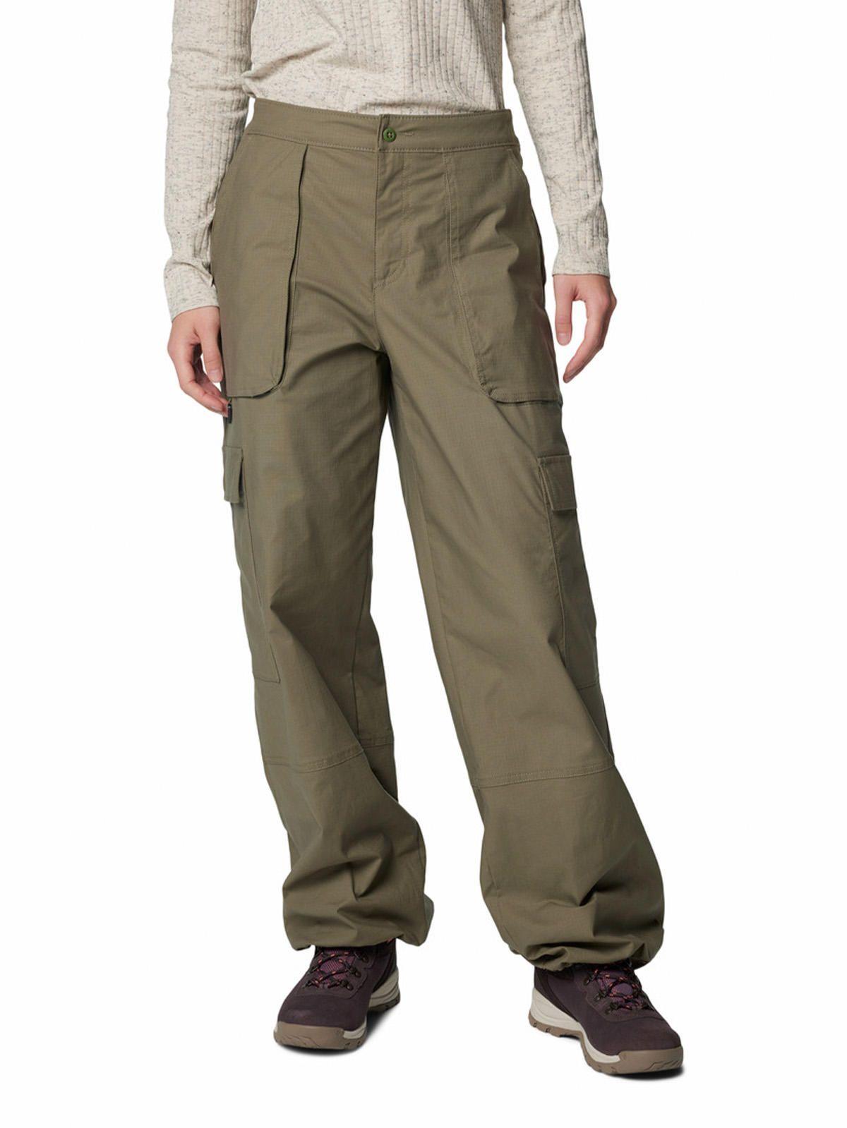 Pantalón Mujer Brea Fllas Cotton Ripstop Verde-0