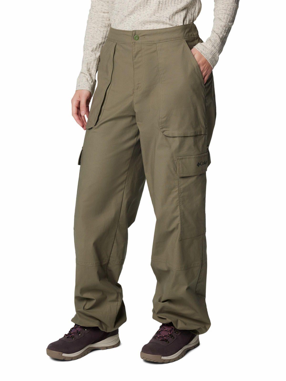 Pantalón Mujer Brea Fllas Cotton Ripstop Verde-3