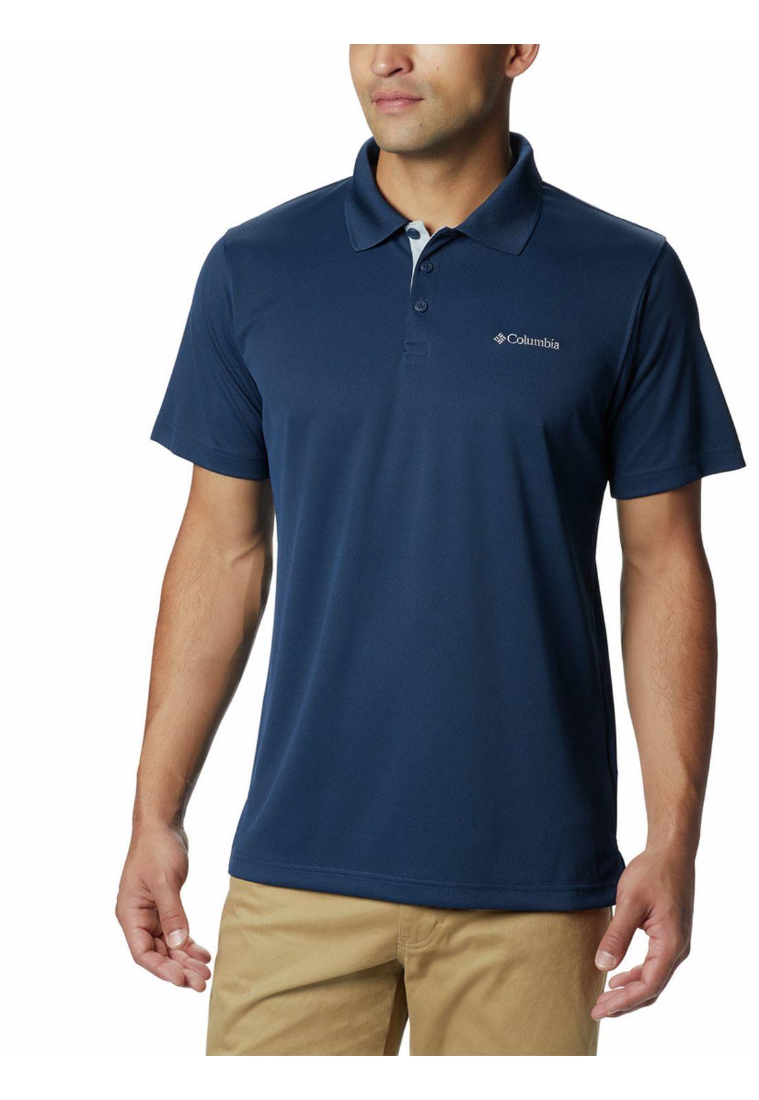 Polera Manga Corta Hombre Polo Utilizer Azul-0