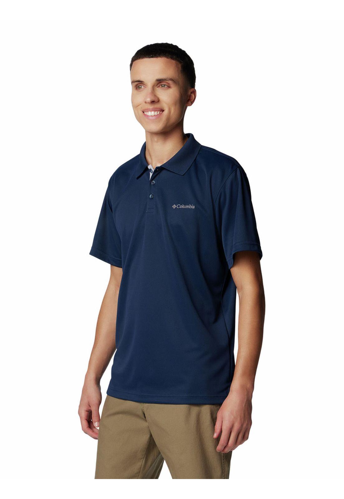 Polera Manga Corta Hombre Polo Utilizer Azul-1