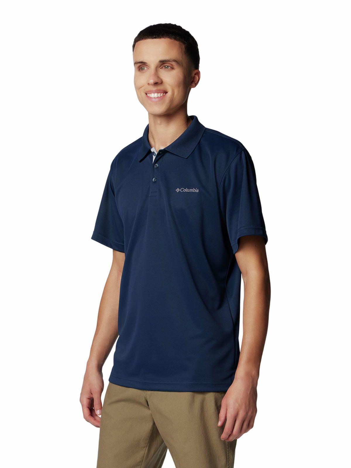 Polera Manga Corta Hombre Polo Utilizer Azul-1