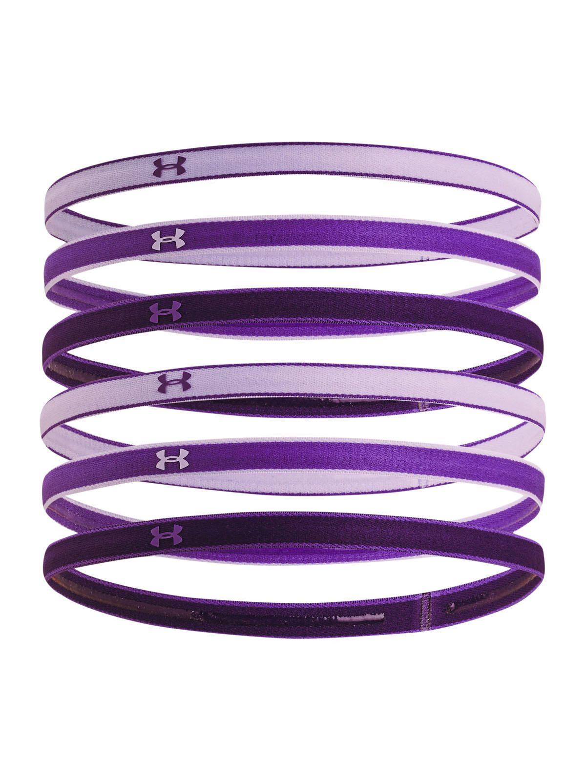 Pack 6 Mini cintillos para mujer Morado-0