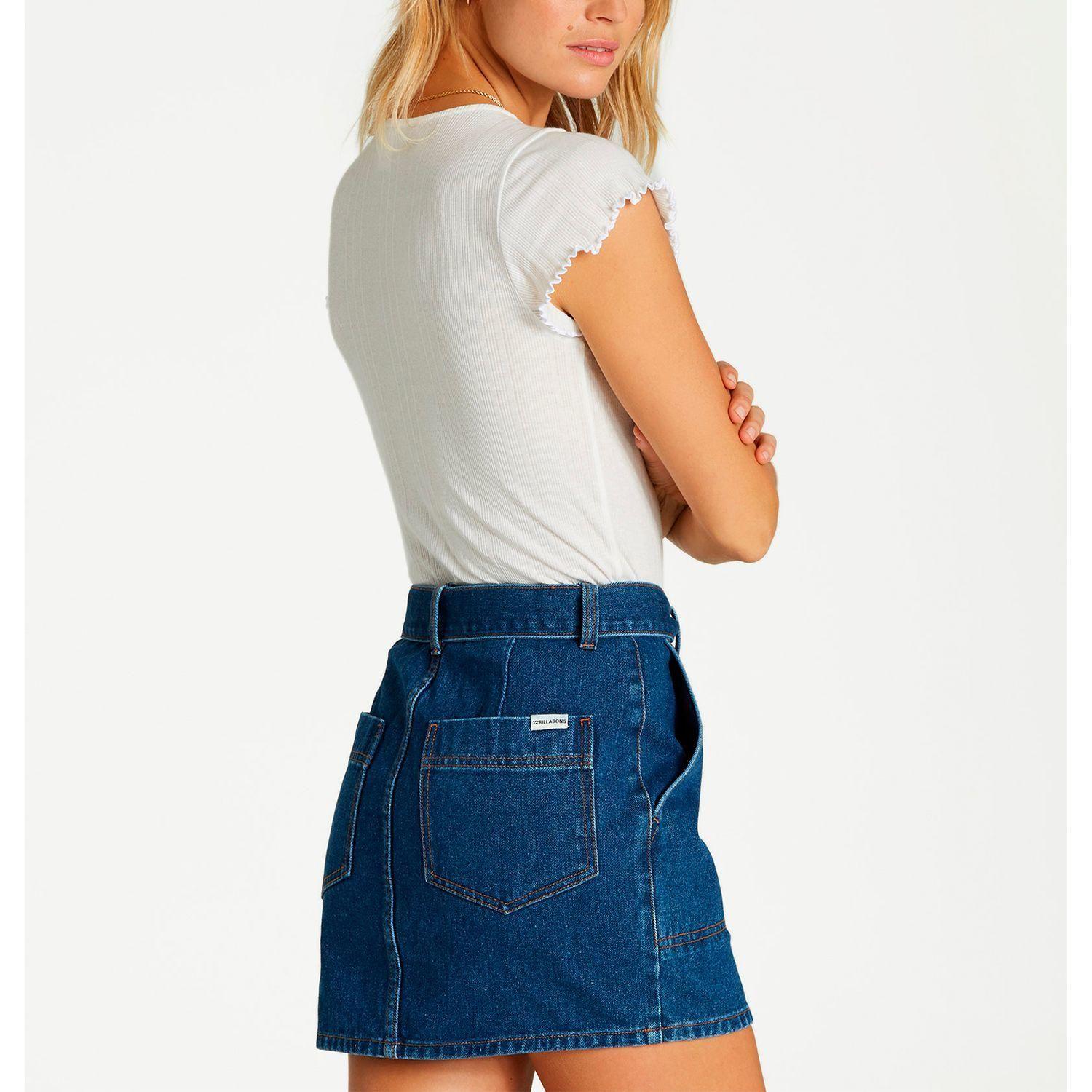 Falda Mujer Live Simple Indigo Azul-1