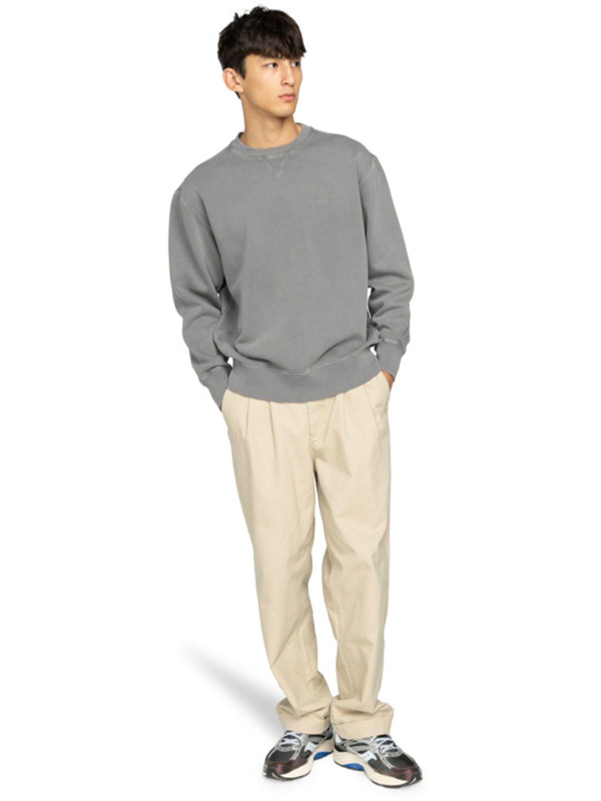 Polerón Hombre Lowcase pigment Gris-6