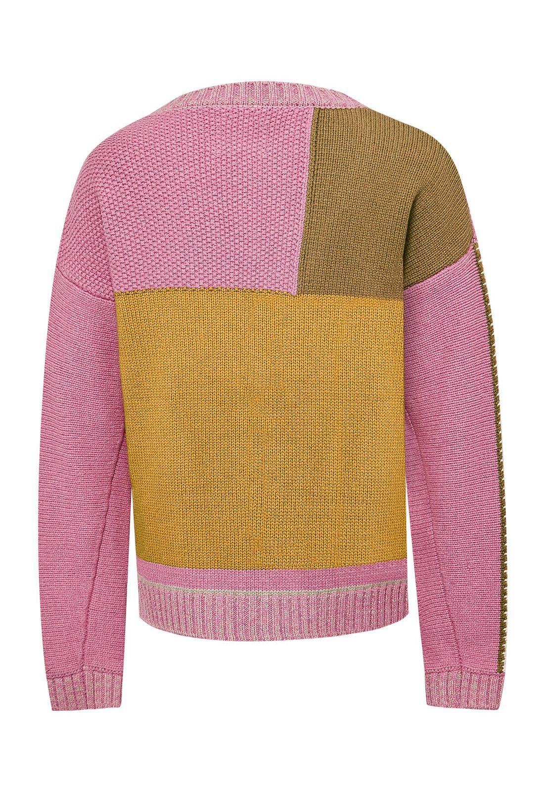 Chaleco Lana Mujer Mercedario Rosado-1