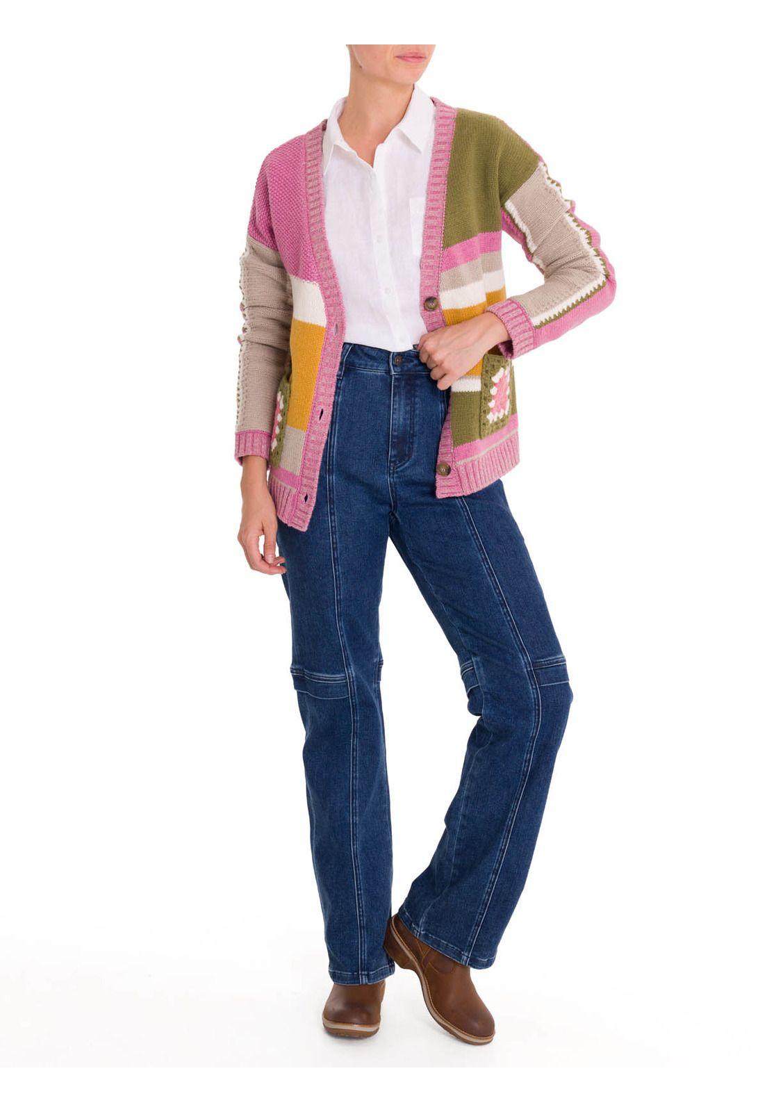 Chaleco Lana Mujer Mercedario Rosado-9