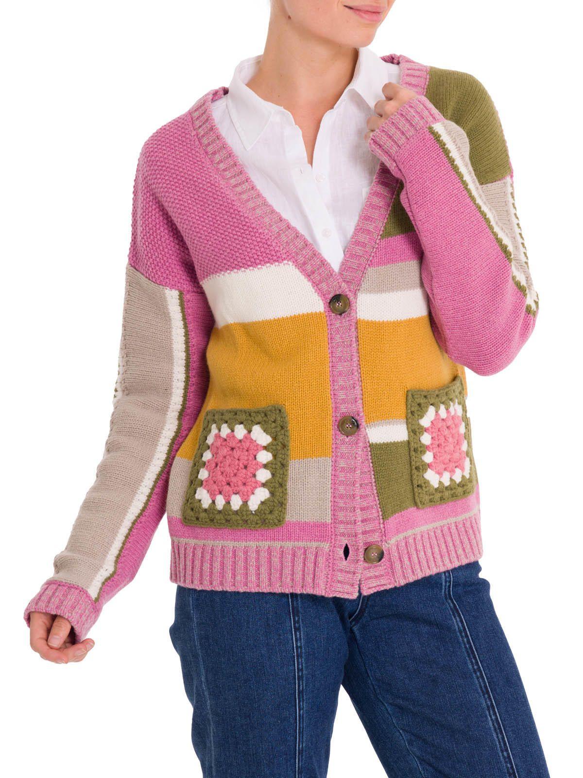 Chaleco Lana Mujer Mercedario Rosado-4