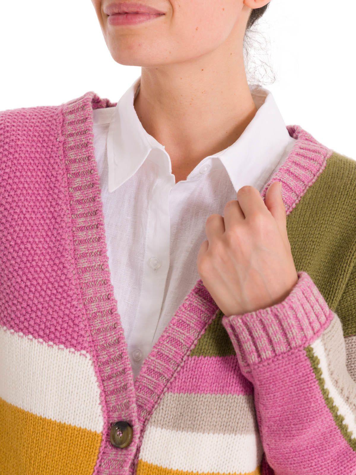 Chaleco Lana Mujer Mercedario Rosado-7