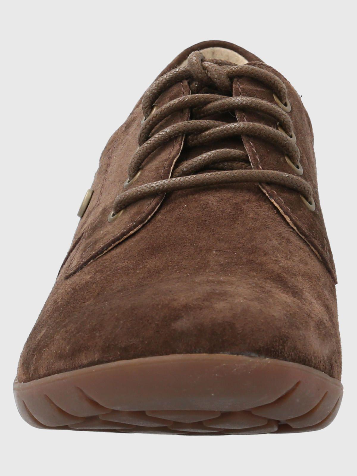 Zapato Cuero Mujer Rojam Café Oscuro-3