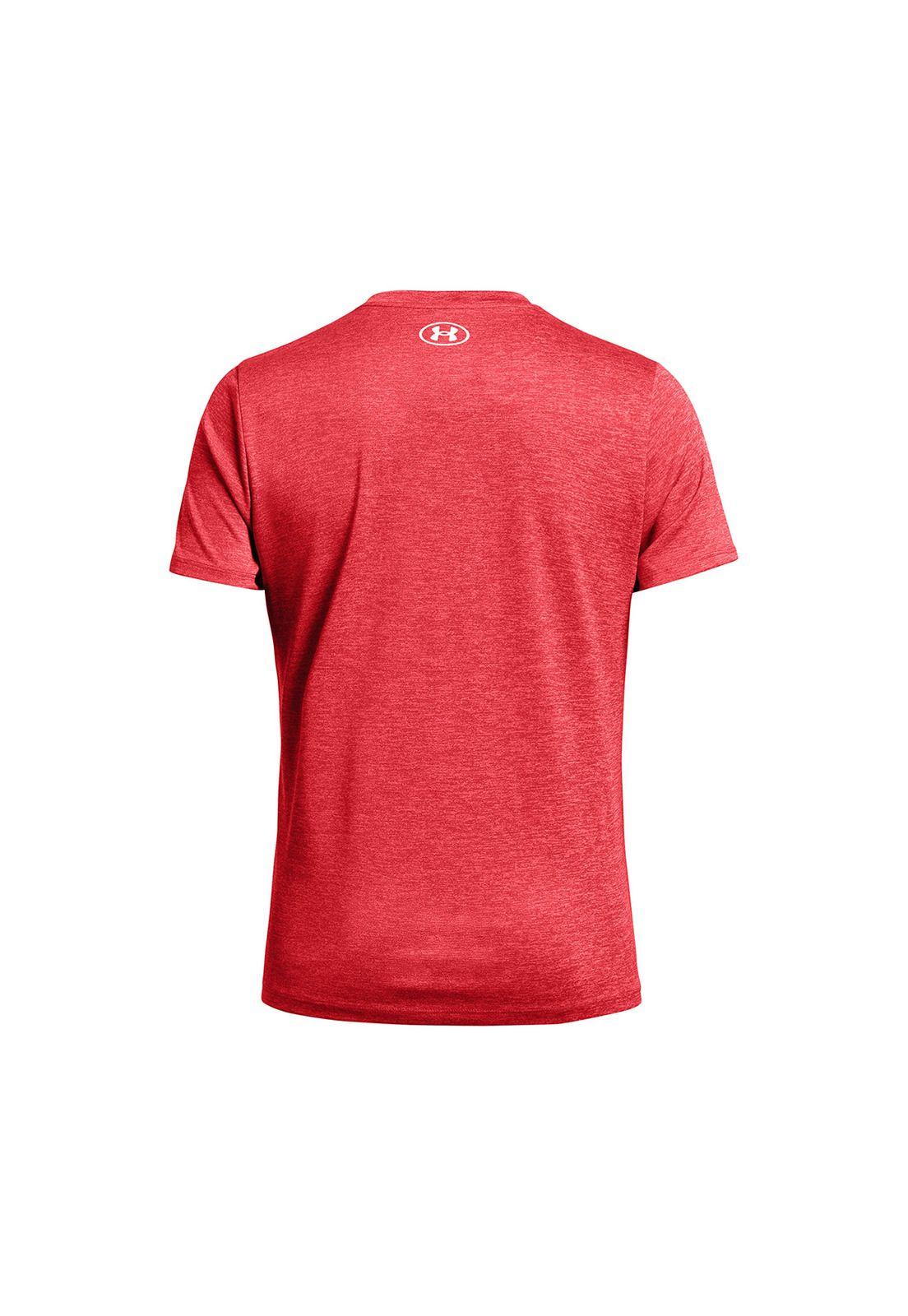 Polera Manga Corta UA Tech Twst Mujer Rojo-1