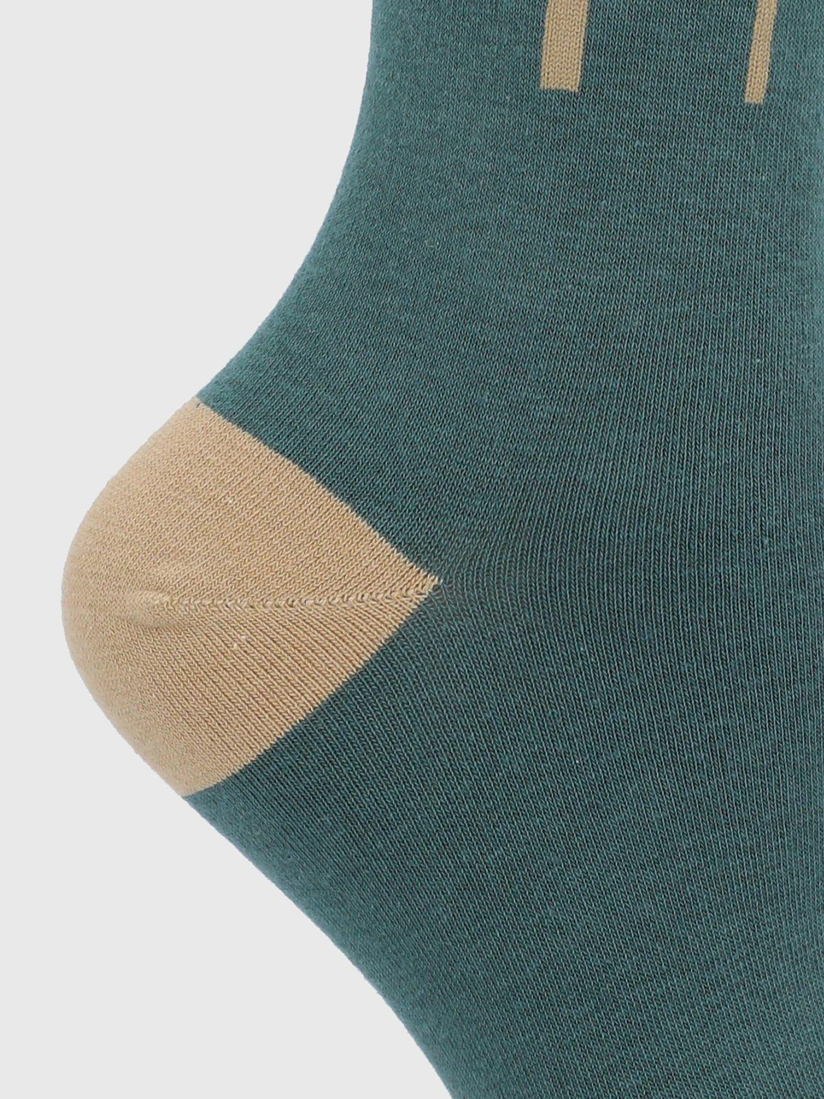 Calcetin Algodón Mujer C St Palm Azul-2