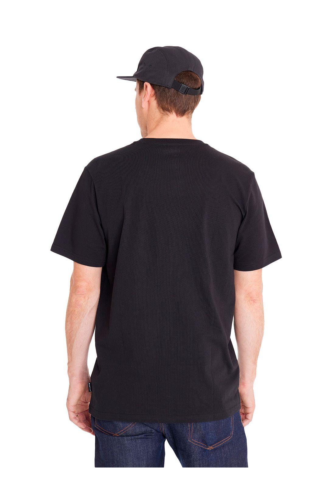 Polera manga corta Hombre T-Shirt SS Negro-4