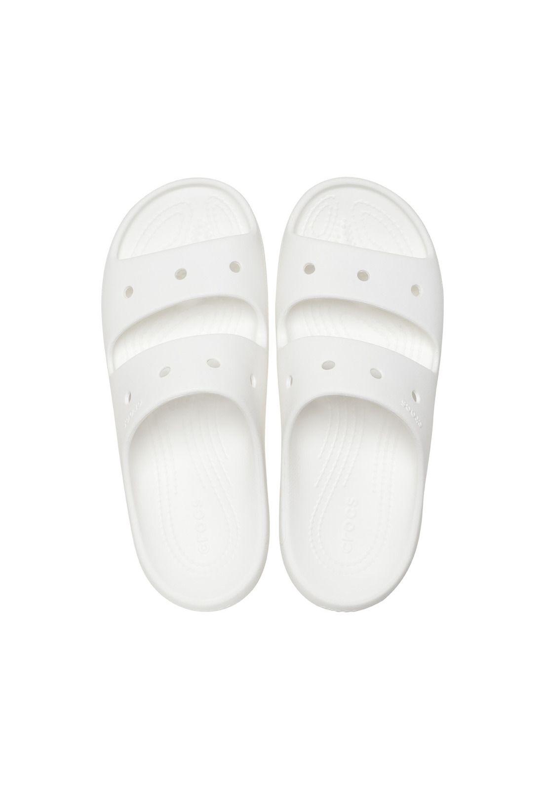 Sandalia Crocs Mujer Classic Sandal V2 Blanco-4