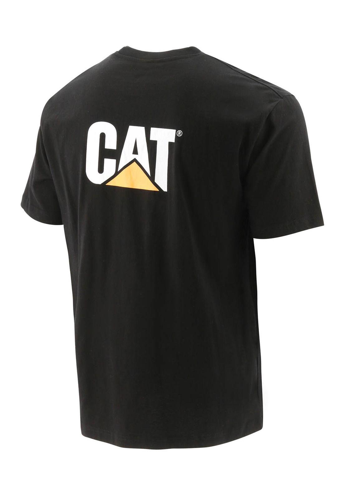 Polera Casual Trademark Tee Hombre Negra Cat-0
