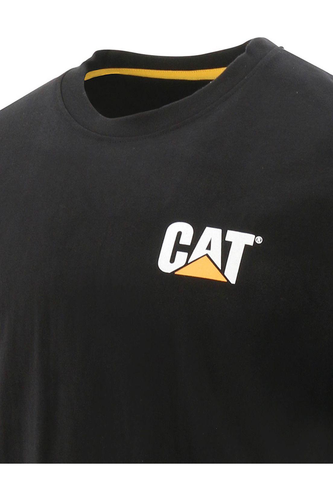 Polera Casual Trademark Tee Hombre Negra Cat-1
