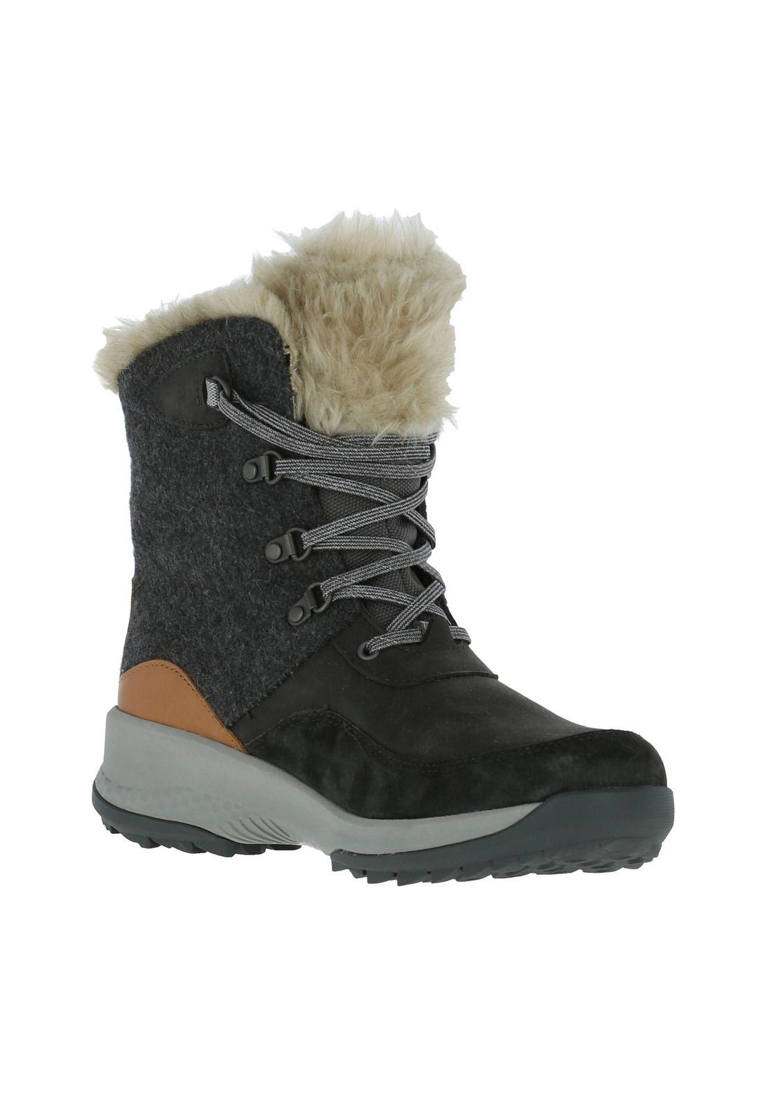 Botin Cuero Spectre Grafito Mujer Rockford-0